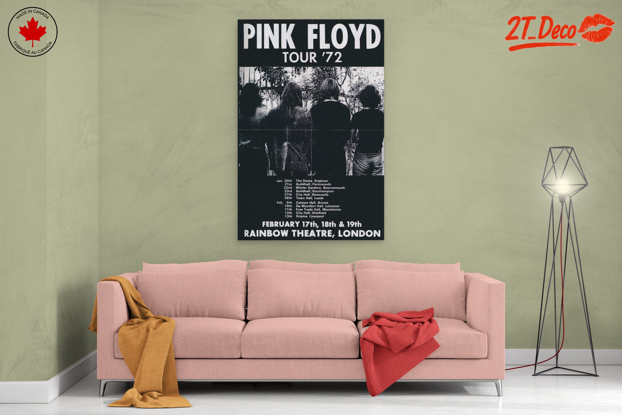 Pink Floyd 1972 Tour Promotional Art - Image 2