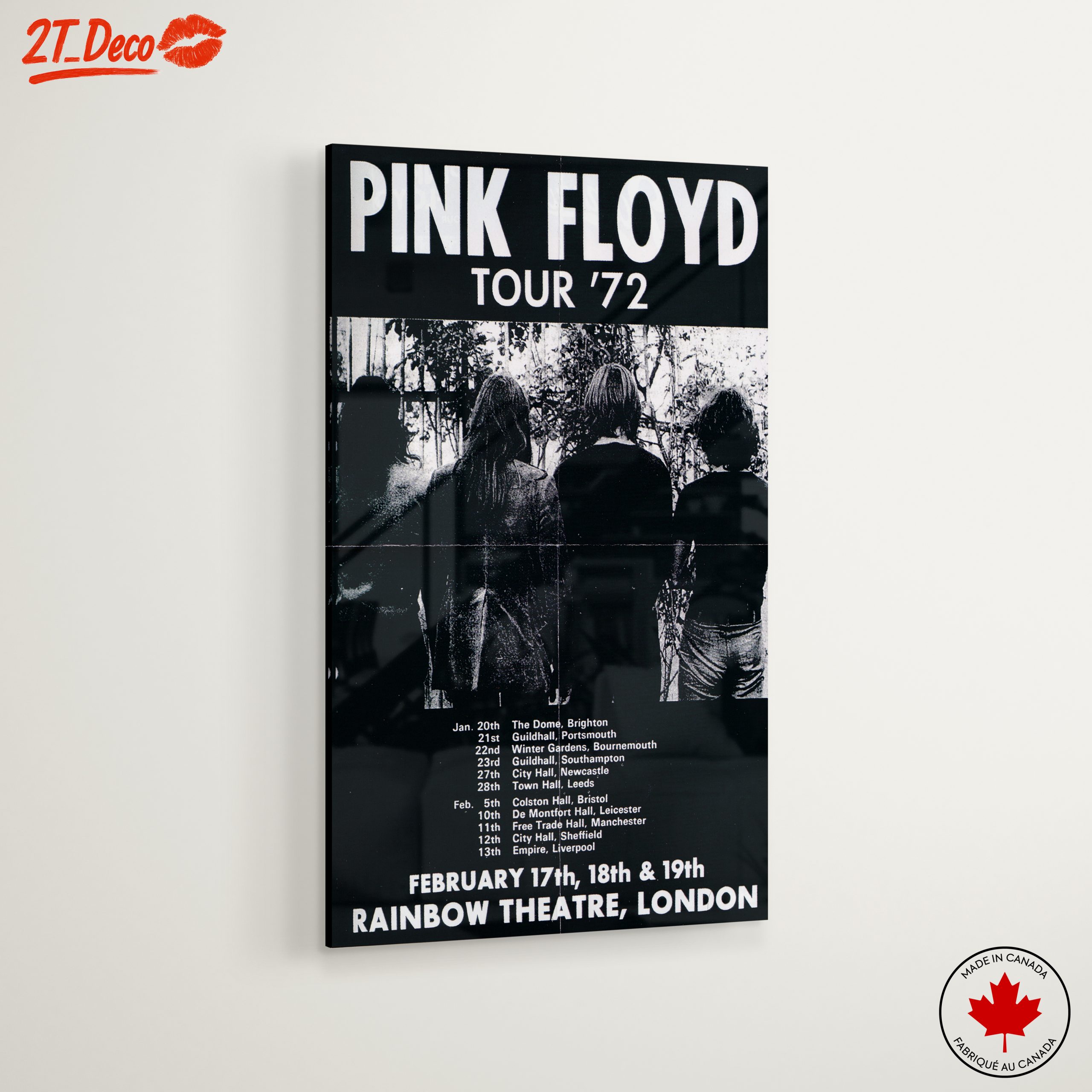 Pink Floyd 1972 Tour Promotional Art - Image 6