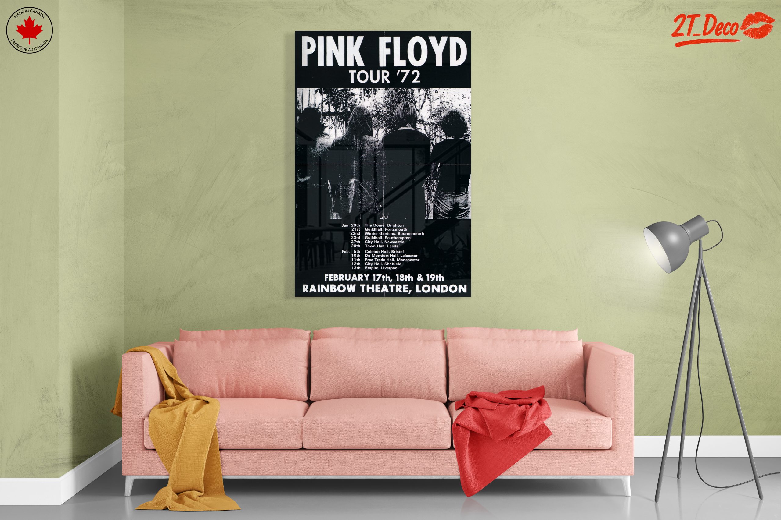 Pink Floyd 1972 Tour Promotional Art - Image 7