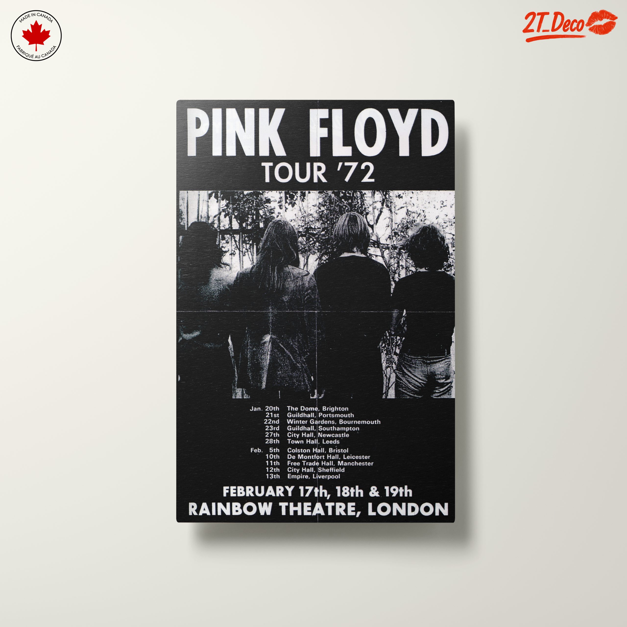 Pink Floyd 1972 Tour Promotional Art - Image 10