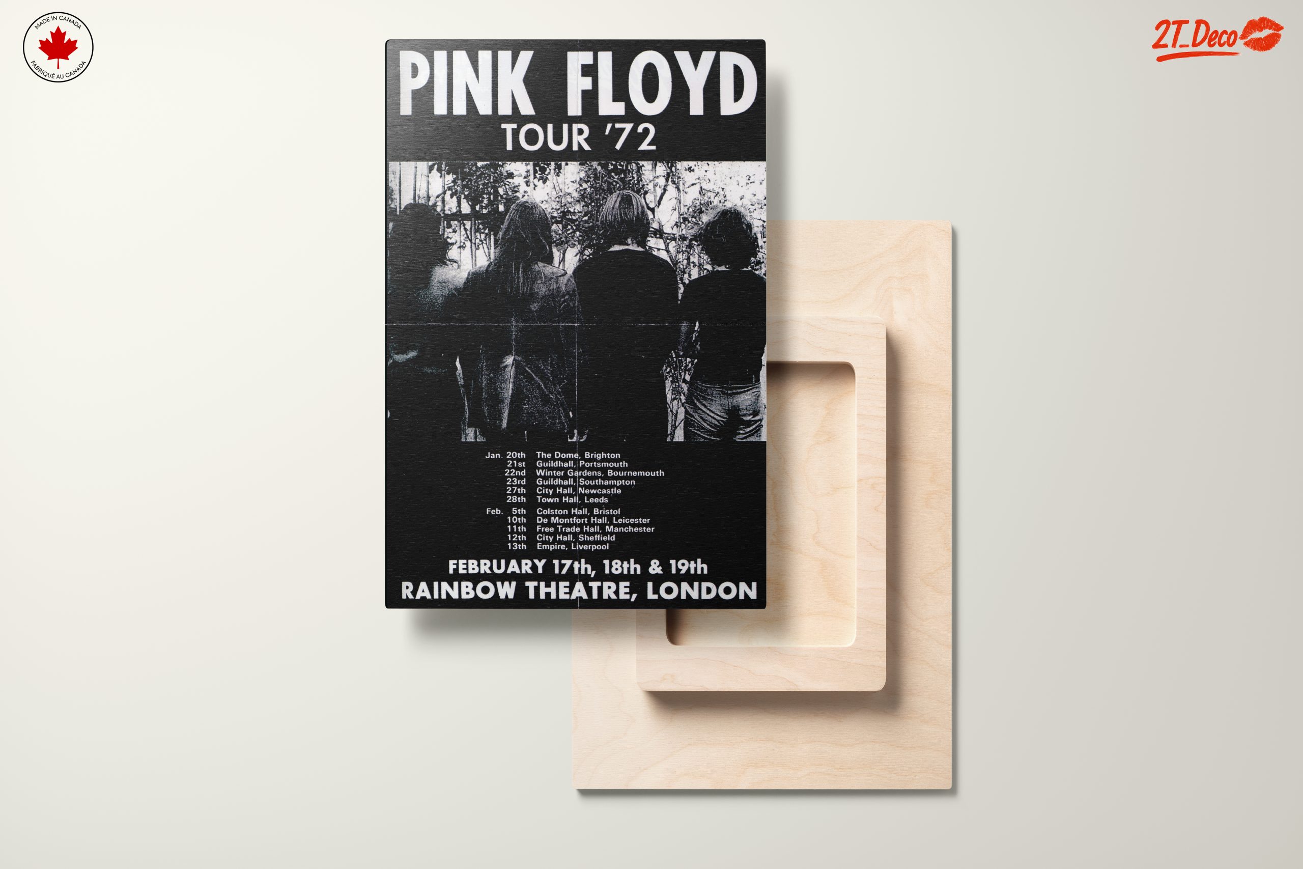 Pink Floyd 1972 Tour Promotional Art - Image 11