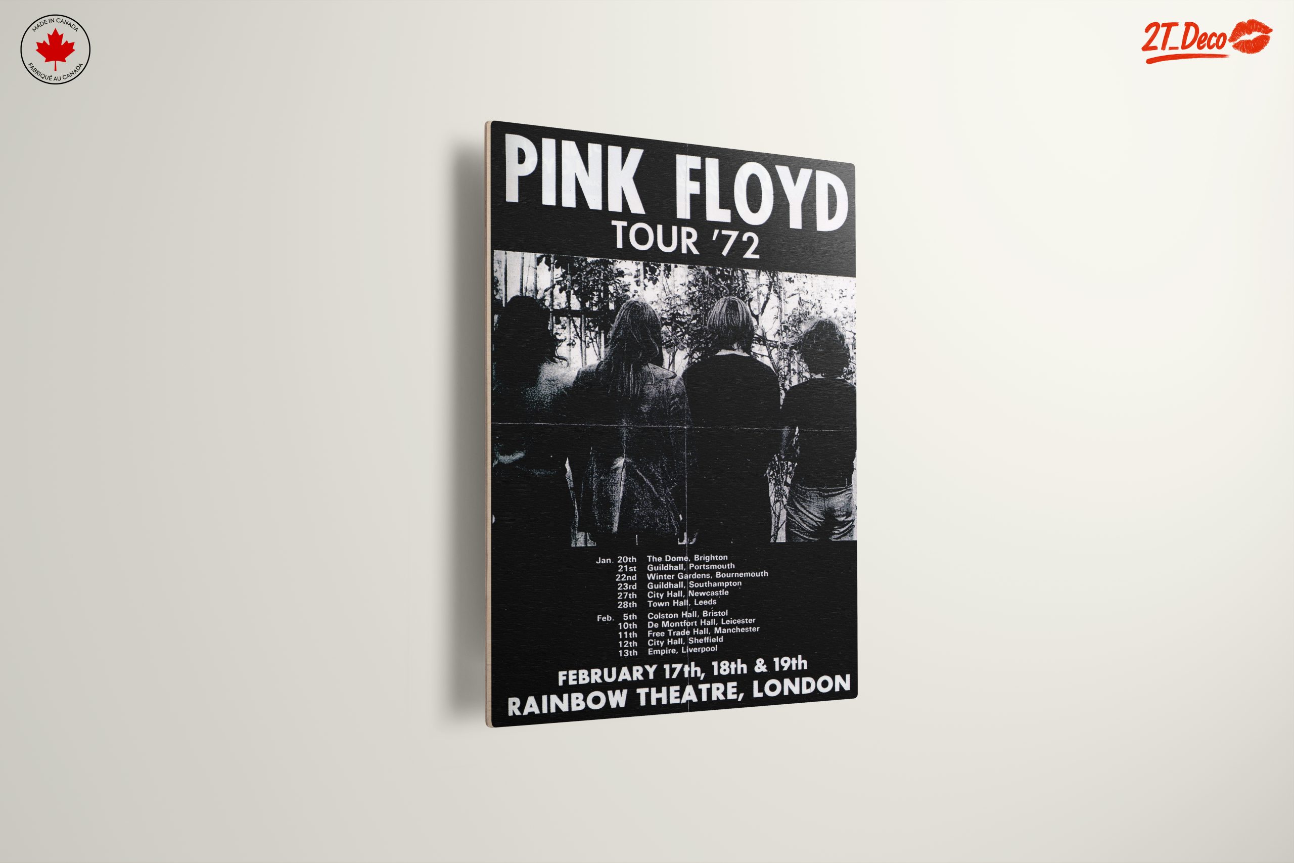 Pink Floyd 1972 Tour Promotional Art - Image 13