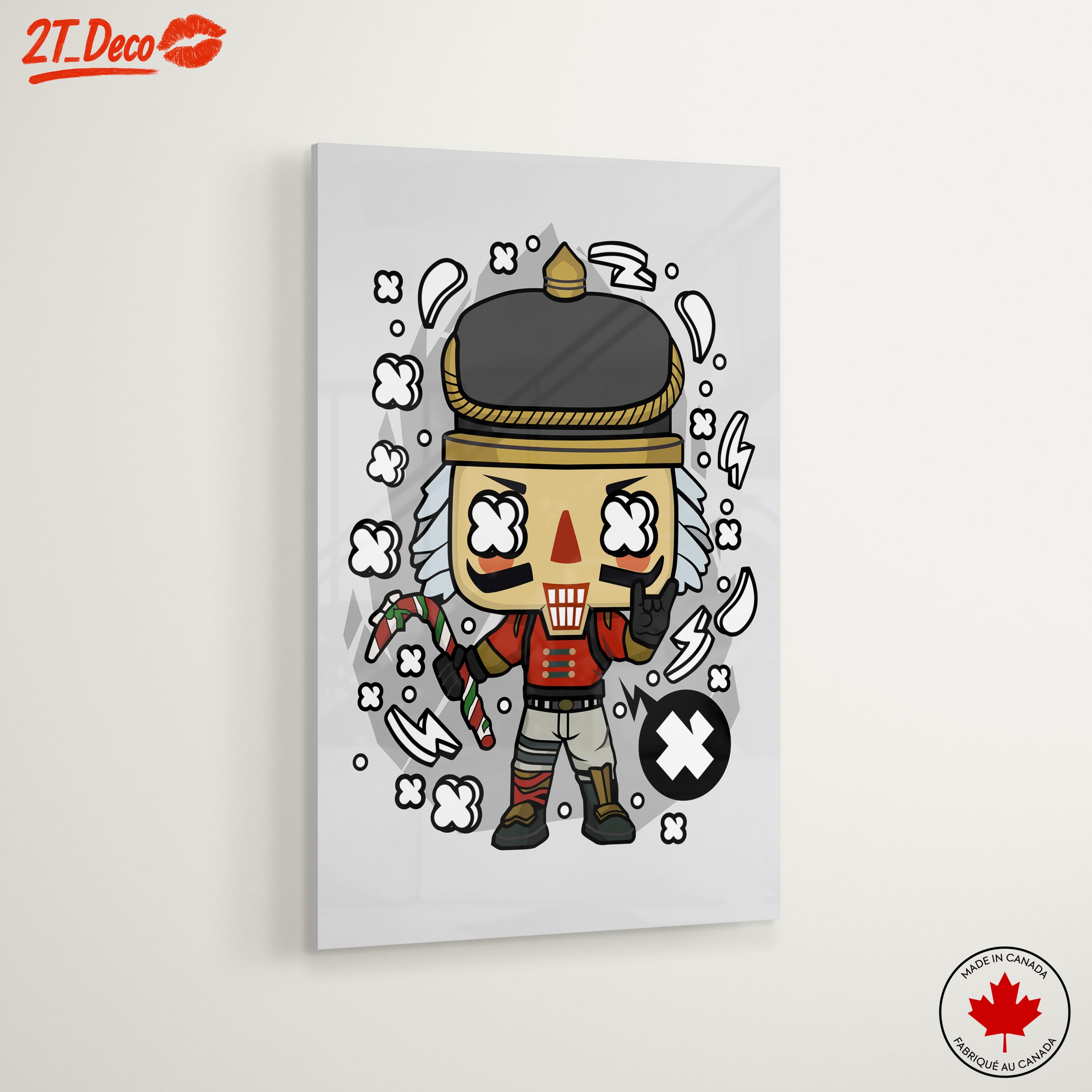 Stylized Character Art with Candy Cane - Image 6
