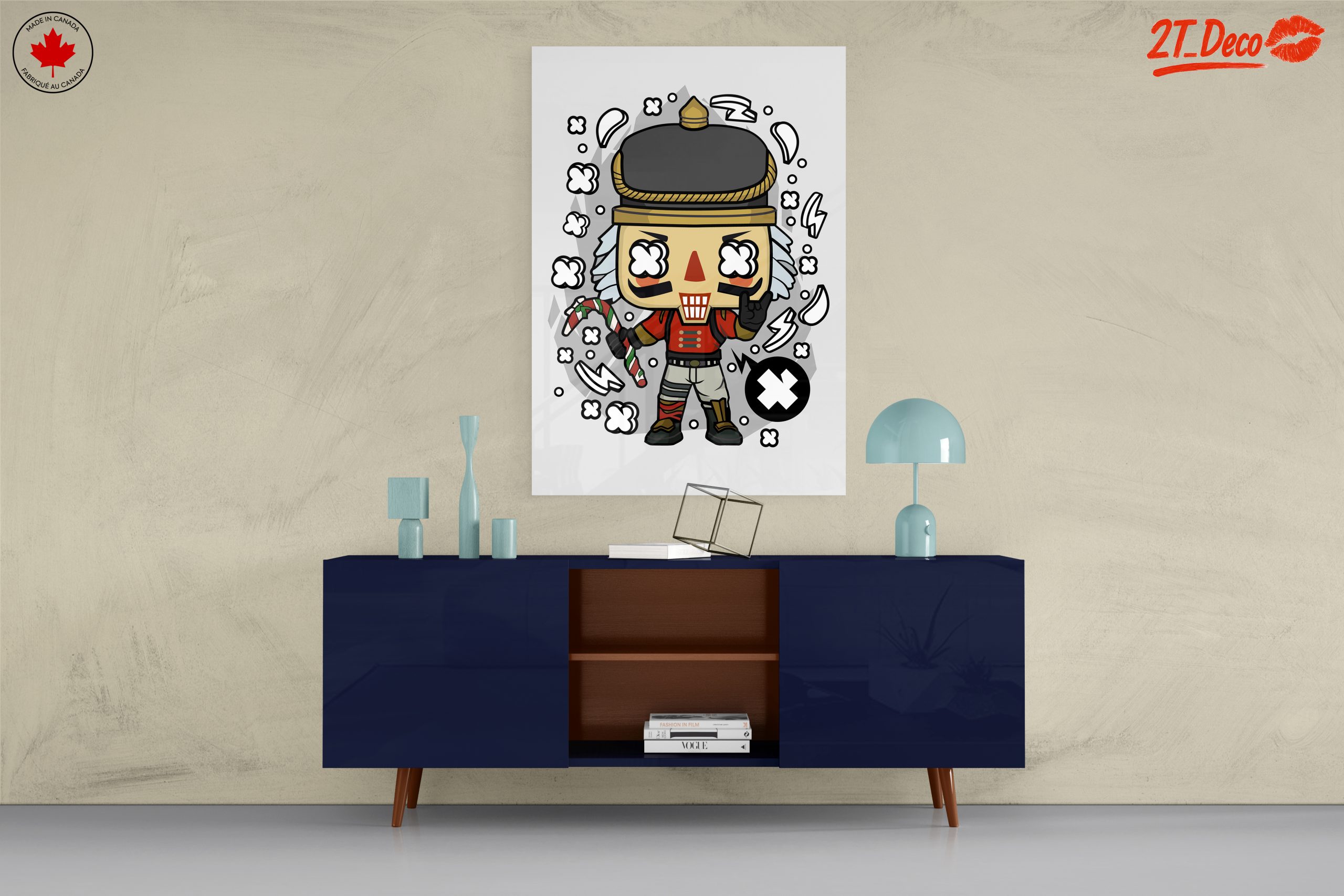 Stylized Character Art with Candy Cane - Image 8