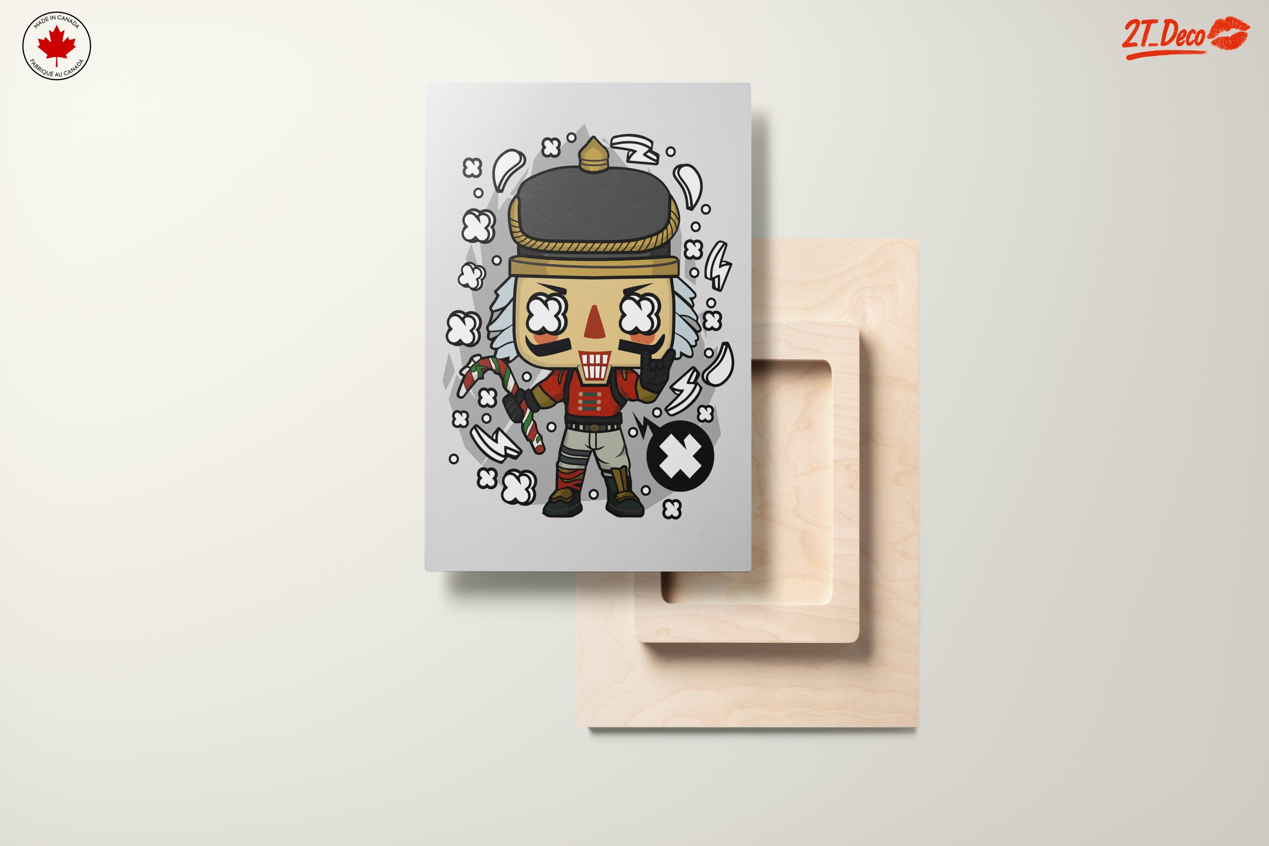 Stylized Character Art with Candy Cane - Image 11