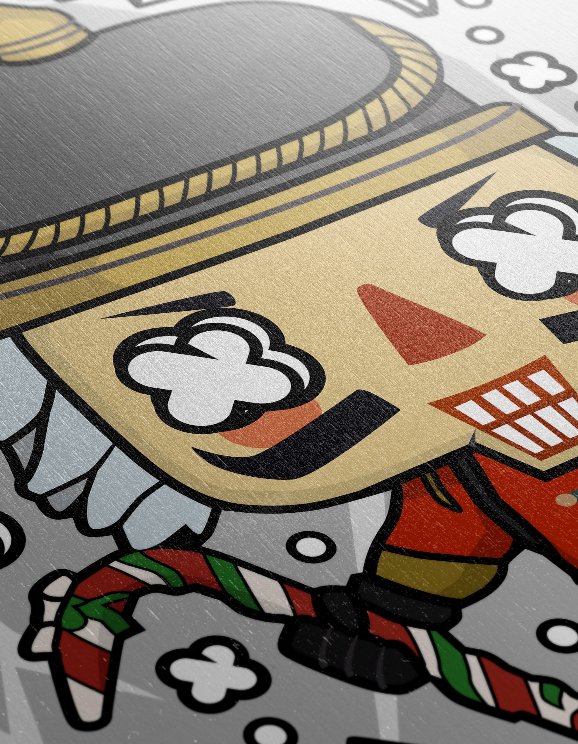 Stylized Character Art with Candy Cane - Image 12