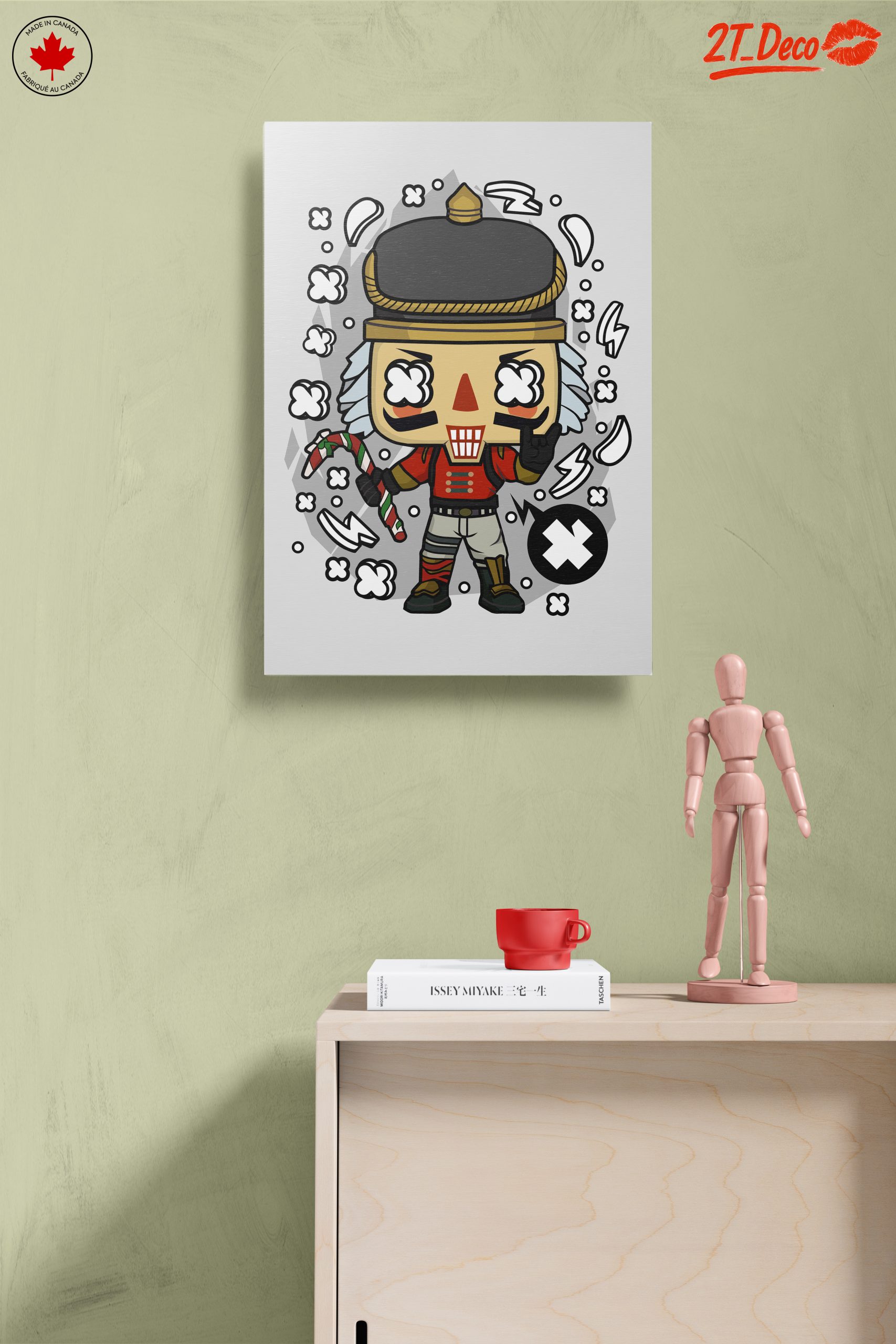 Stylized Character Art with Candy Cane - Image 14