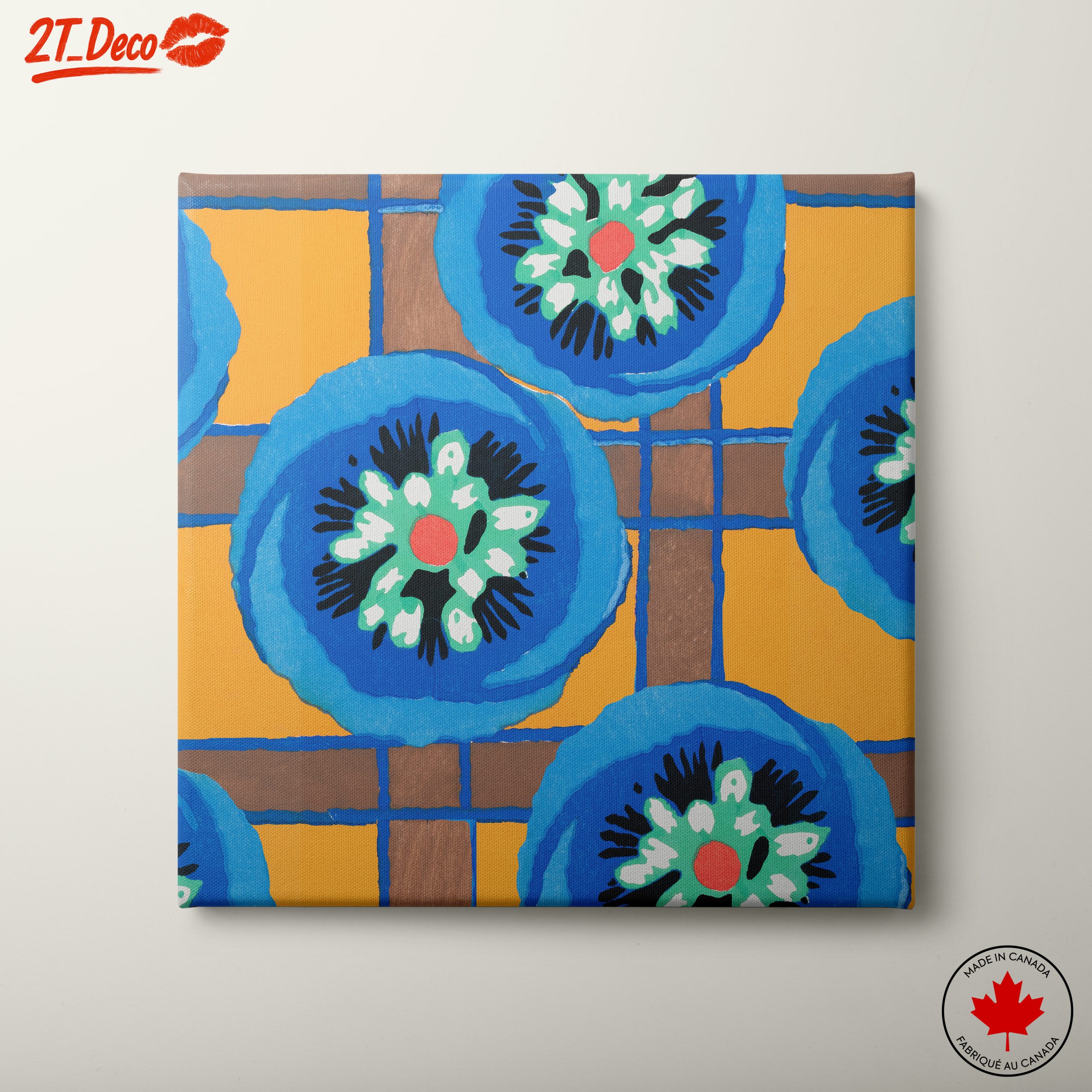 Vibrant Botanical Floral Artwork 4