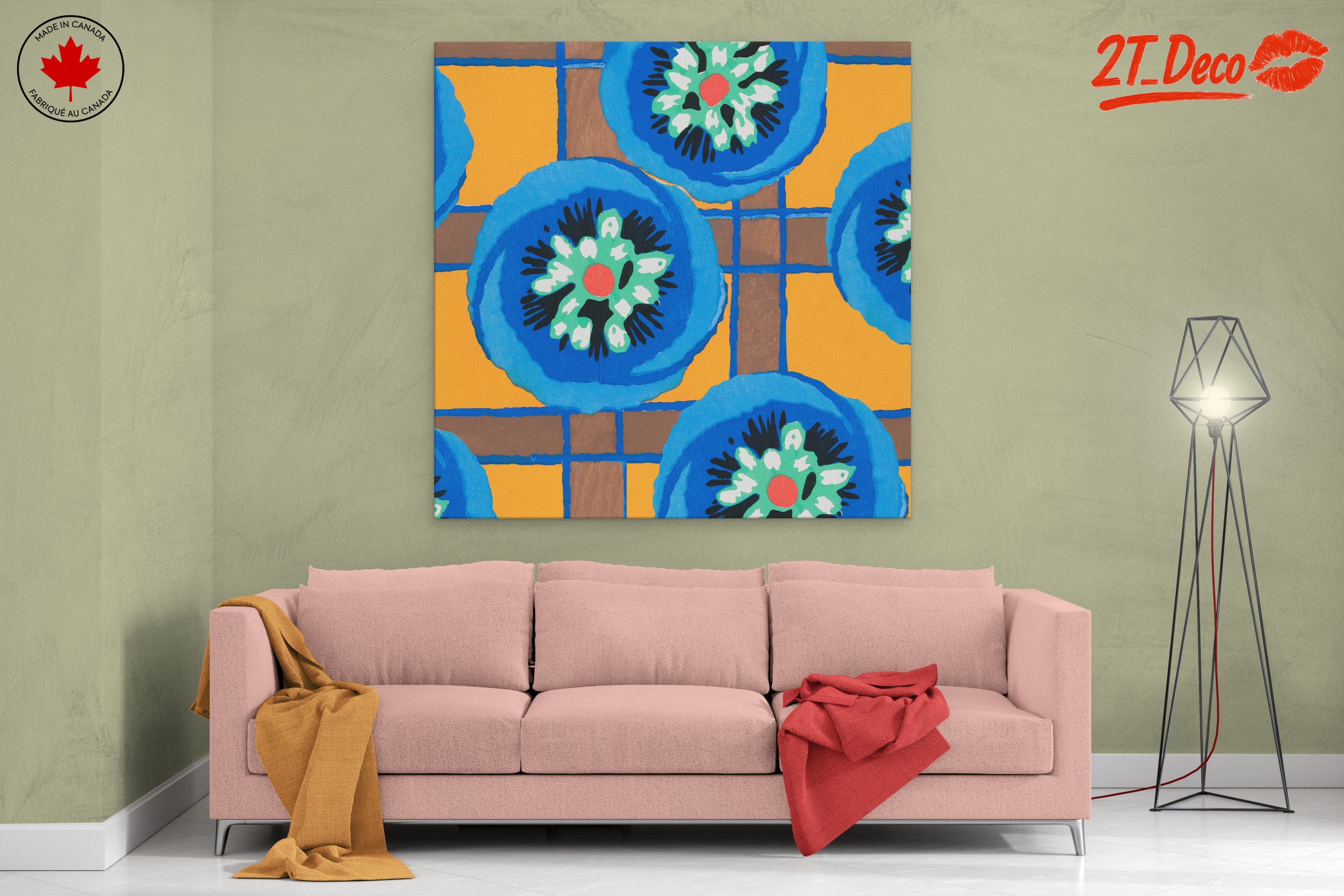 Vibrant Botanical Floral Artwork 4 - Image 2