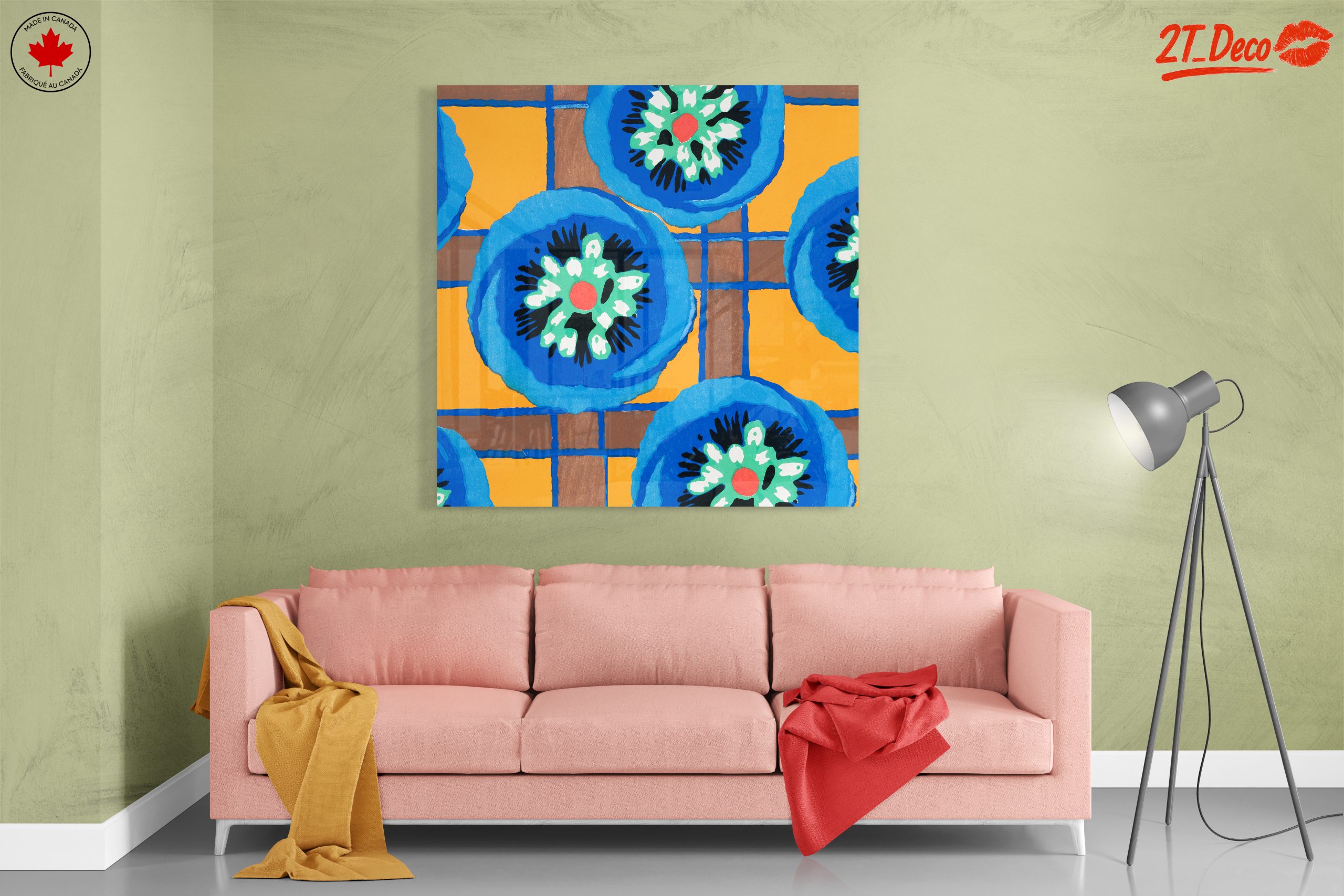 Vibrant Botanical Floral Artwork 4 - Image 7