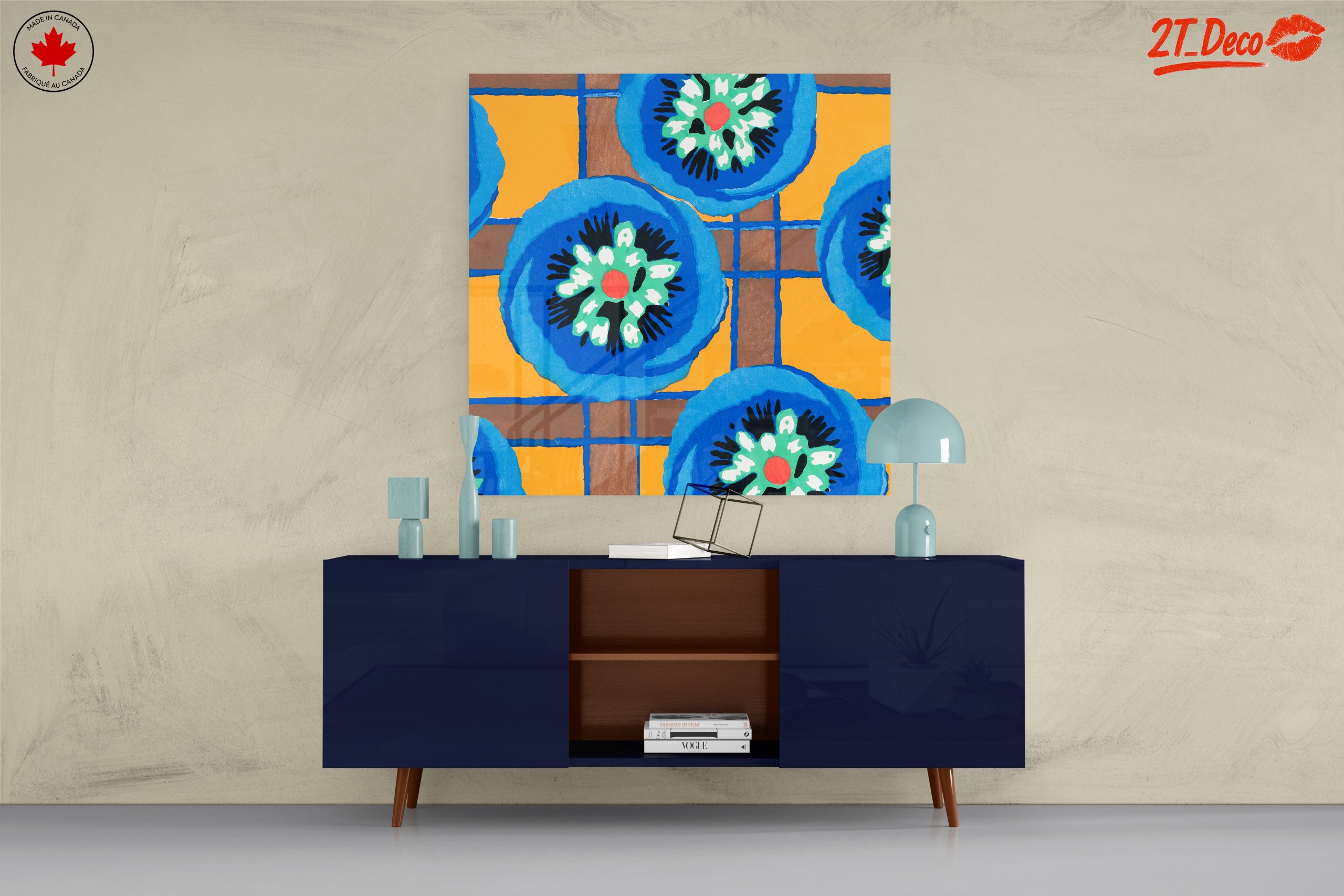 Vibrant Botanical Floral Artwork 4 - Image 8