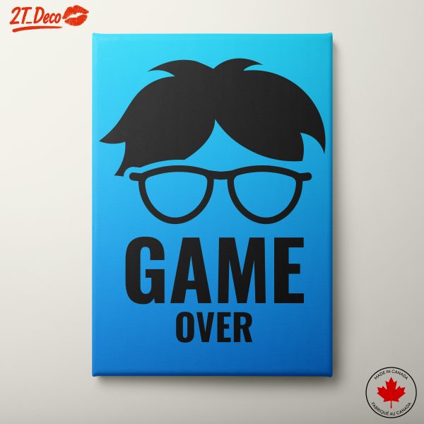 Playful Game Over Wall Art