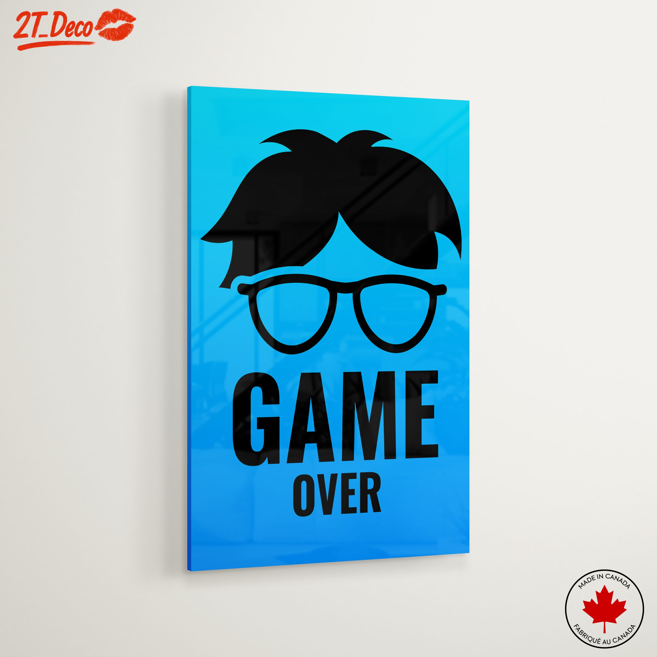 Playful Game Over Wall Art - Image 6