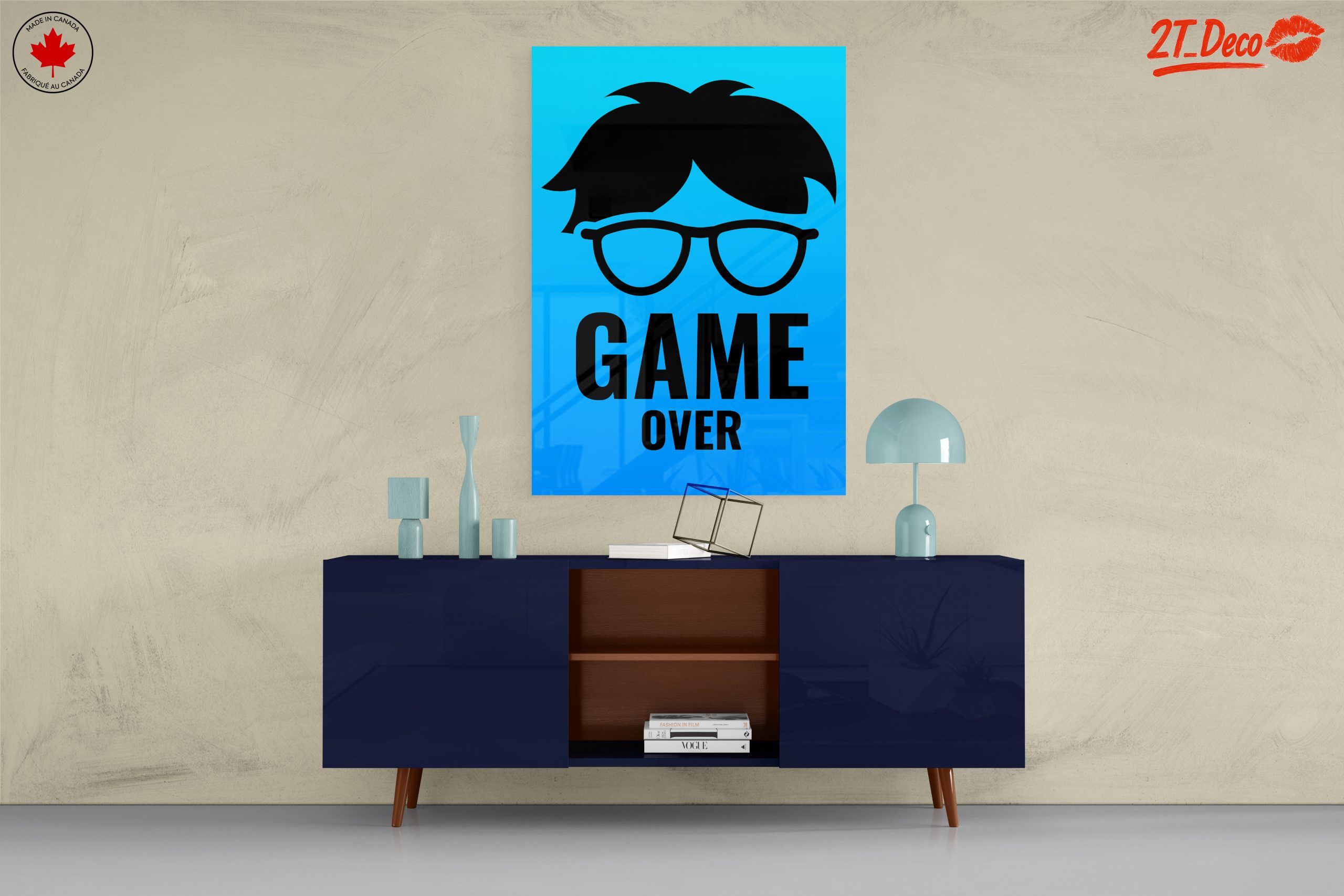 Playful Game Over Wall Art - Image 8
