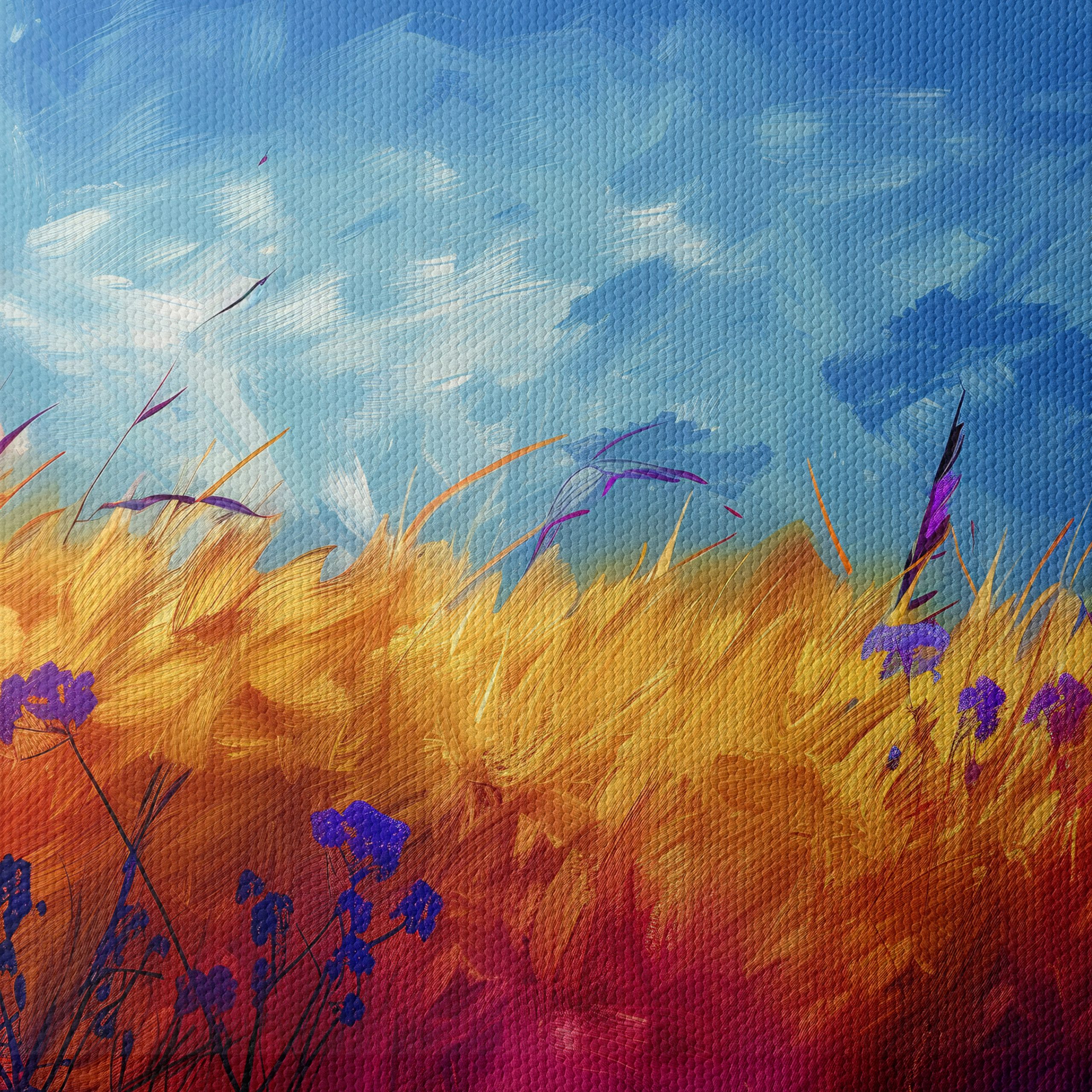Vibrant Fields Under a Blue Sky - Image 4