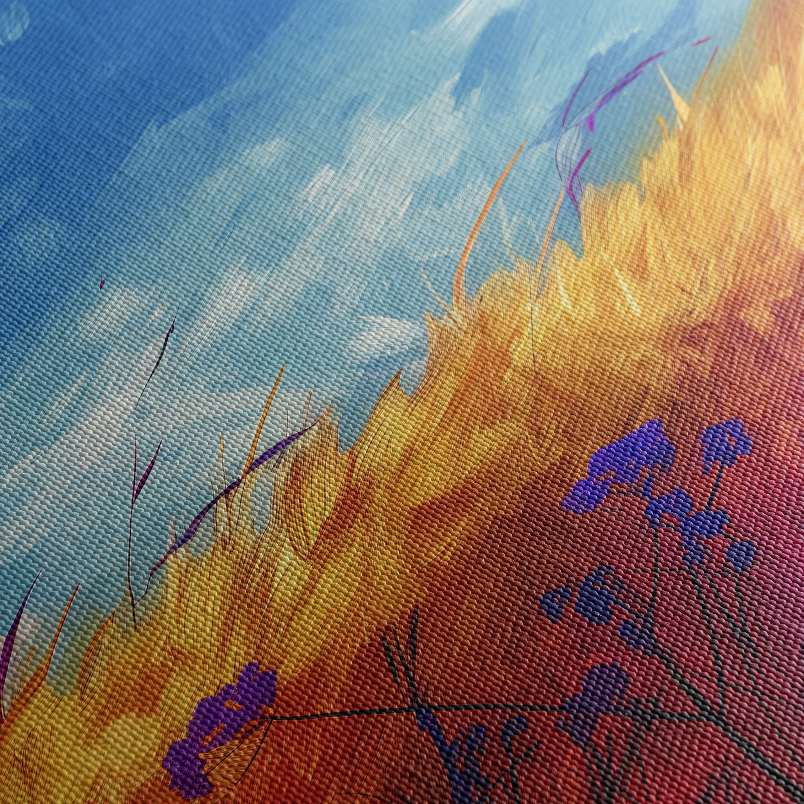 Vibrant Fields Under a Blue Sky - Image 5