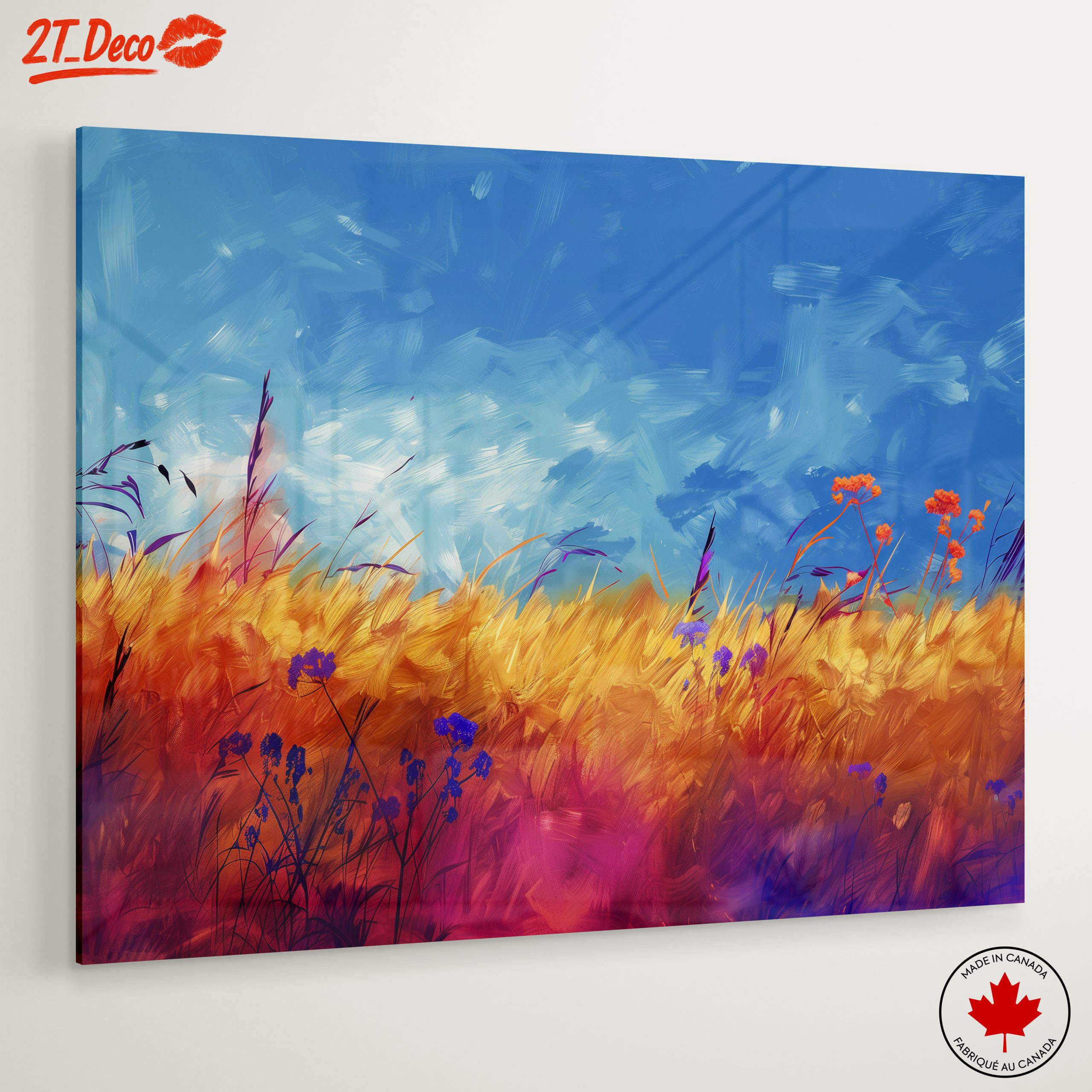 Vibrant Fields Under a Blue Sky - Image 6