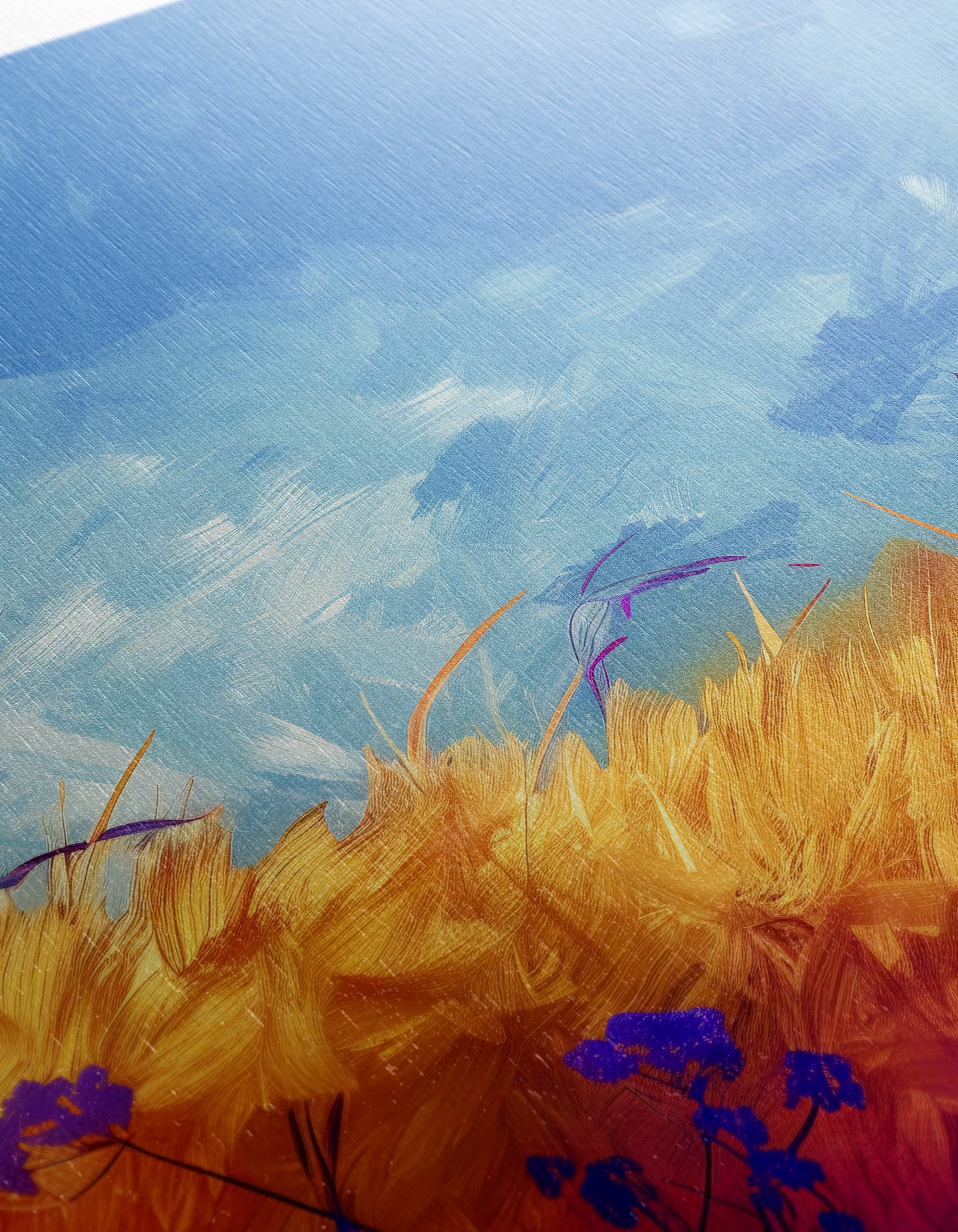 Vibrant Fields Under a Blue Sky - Image 12