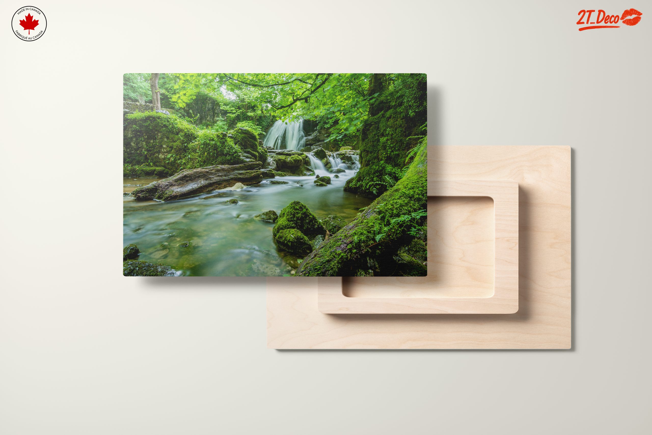 Lush Green Waterfall in Tranquil Nature - Image 11