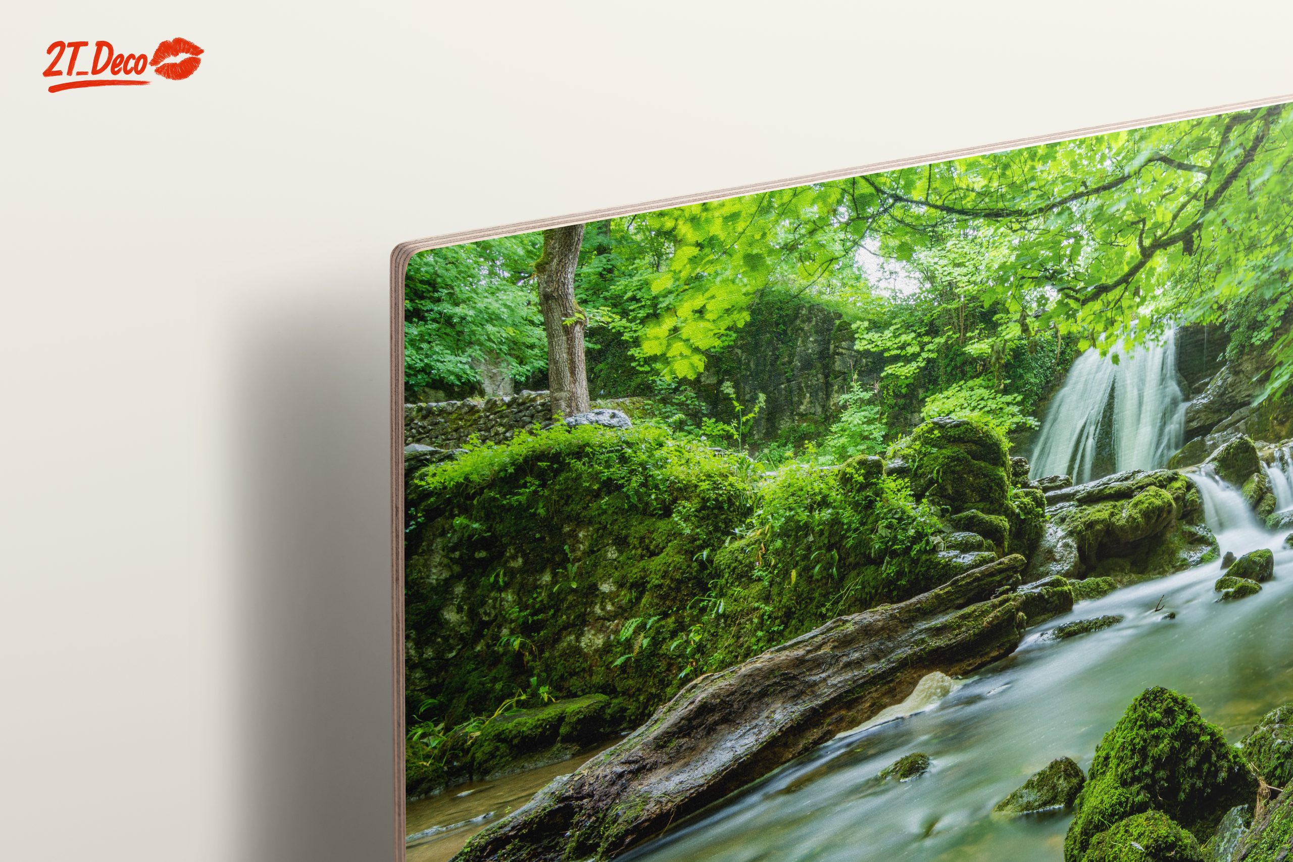 Lush Green Waterfall in Tranquil Nature - Image 15