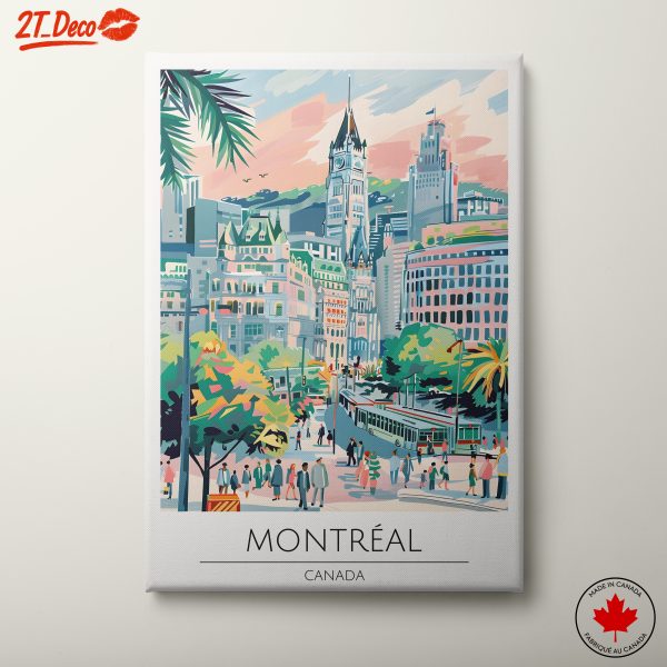 Montreal Urban Landscape Art