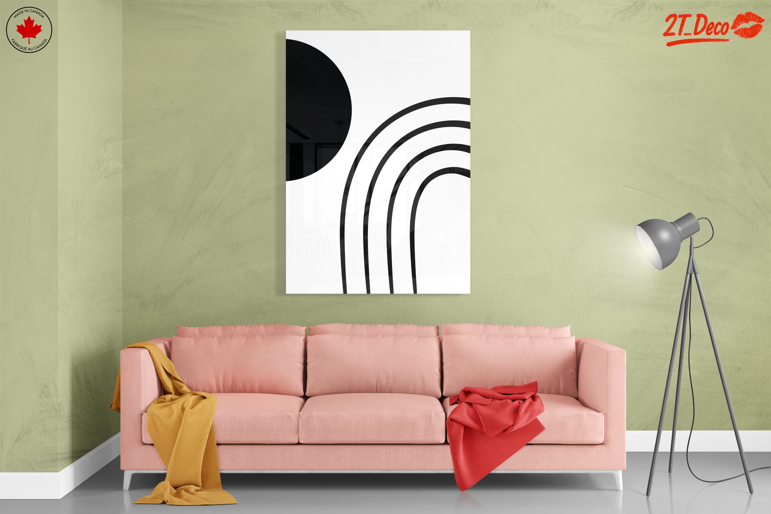 Minimalist Abstract Black and White Art - Image 7
