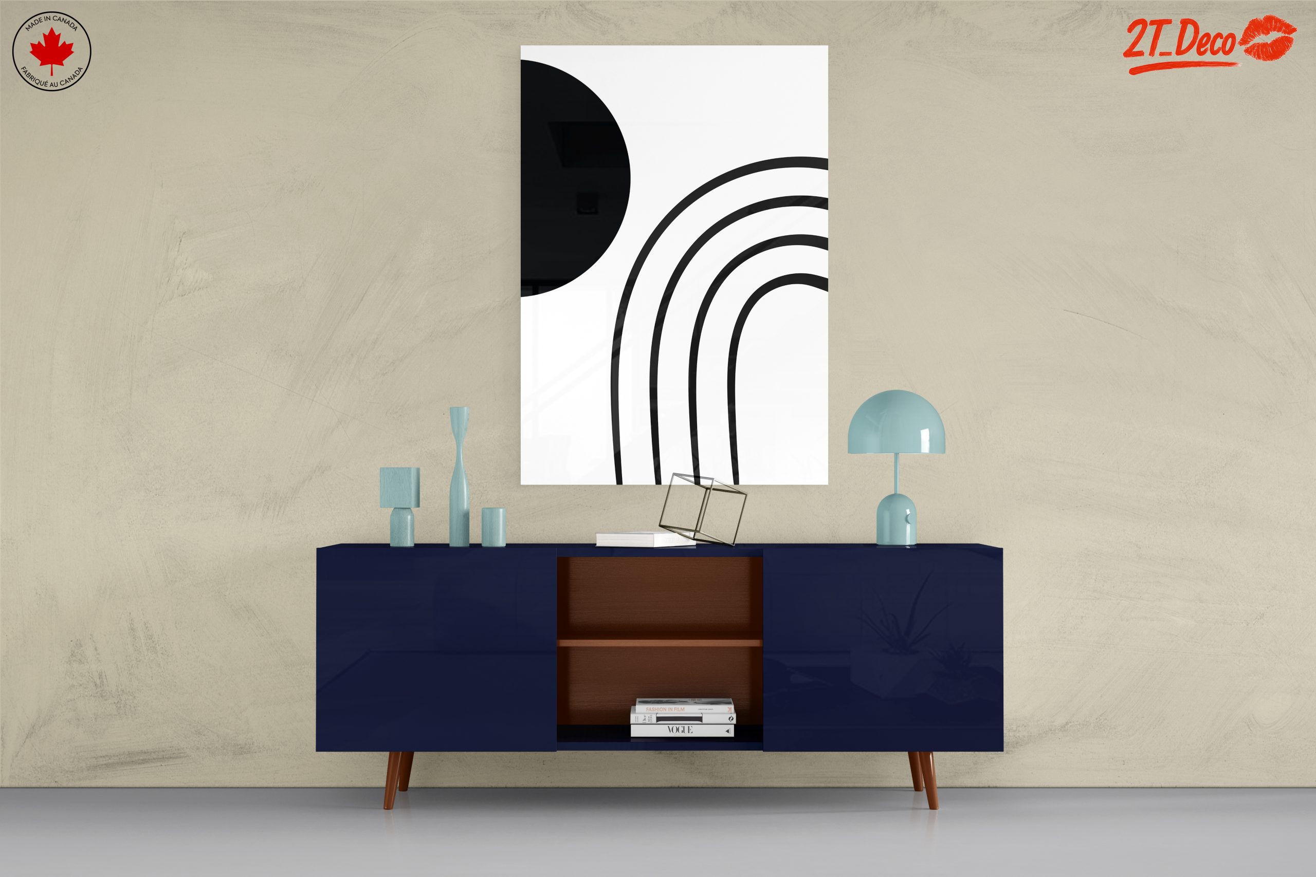 Minimalist Abstract Black and White Art - Image 8