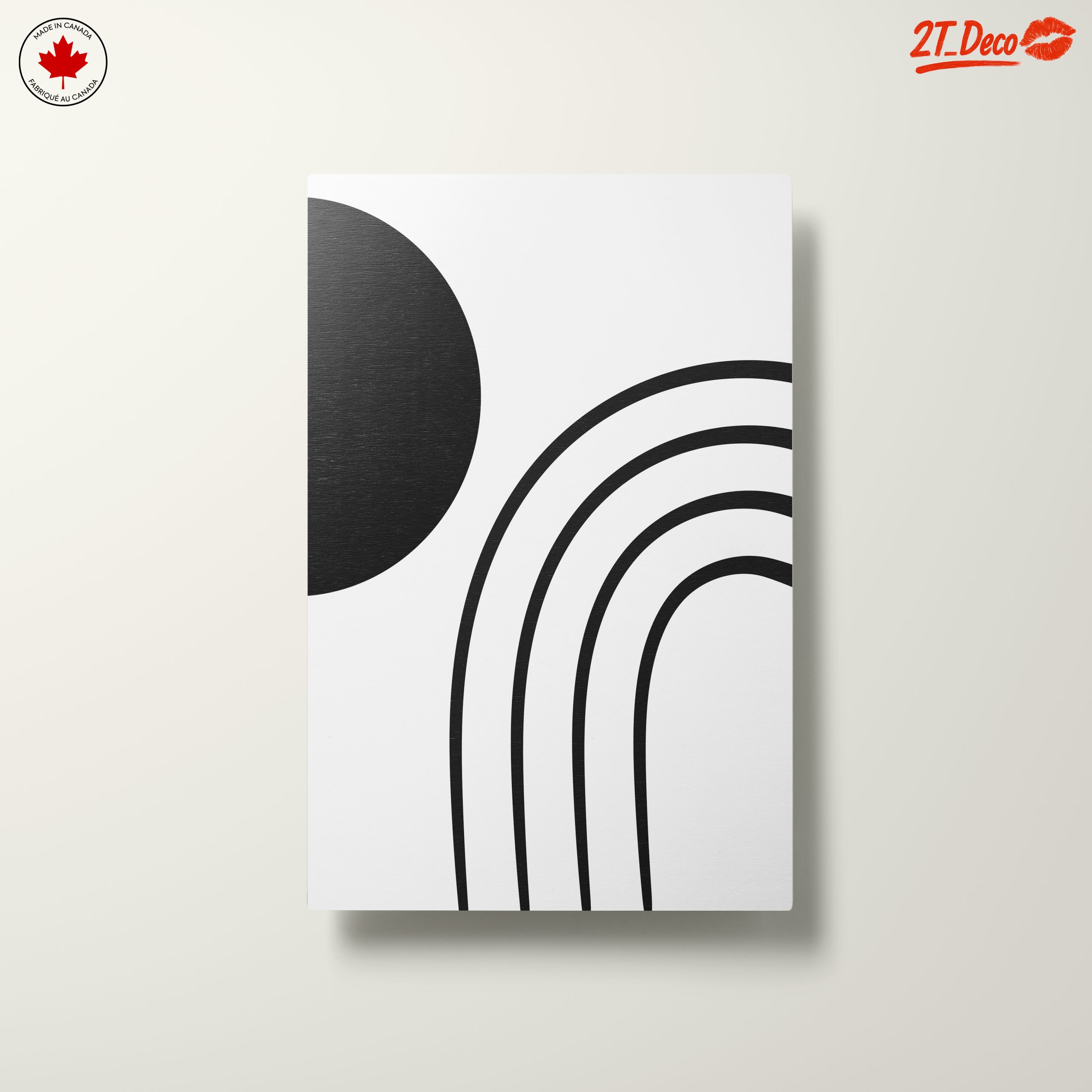 Minimalist Abstract Black and White Art - Image 10