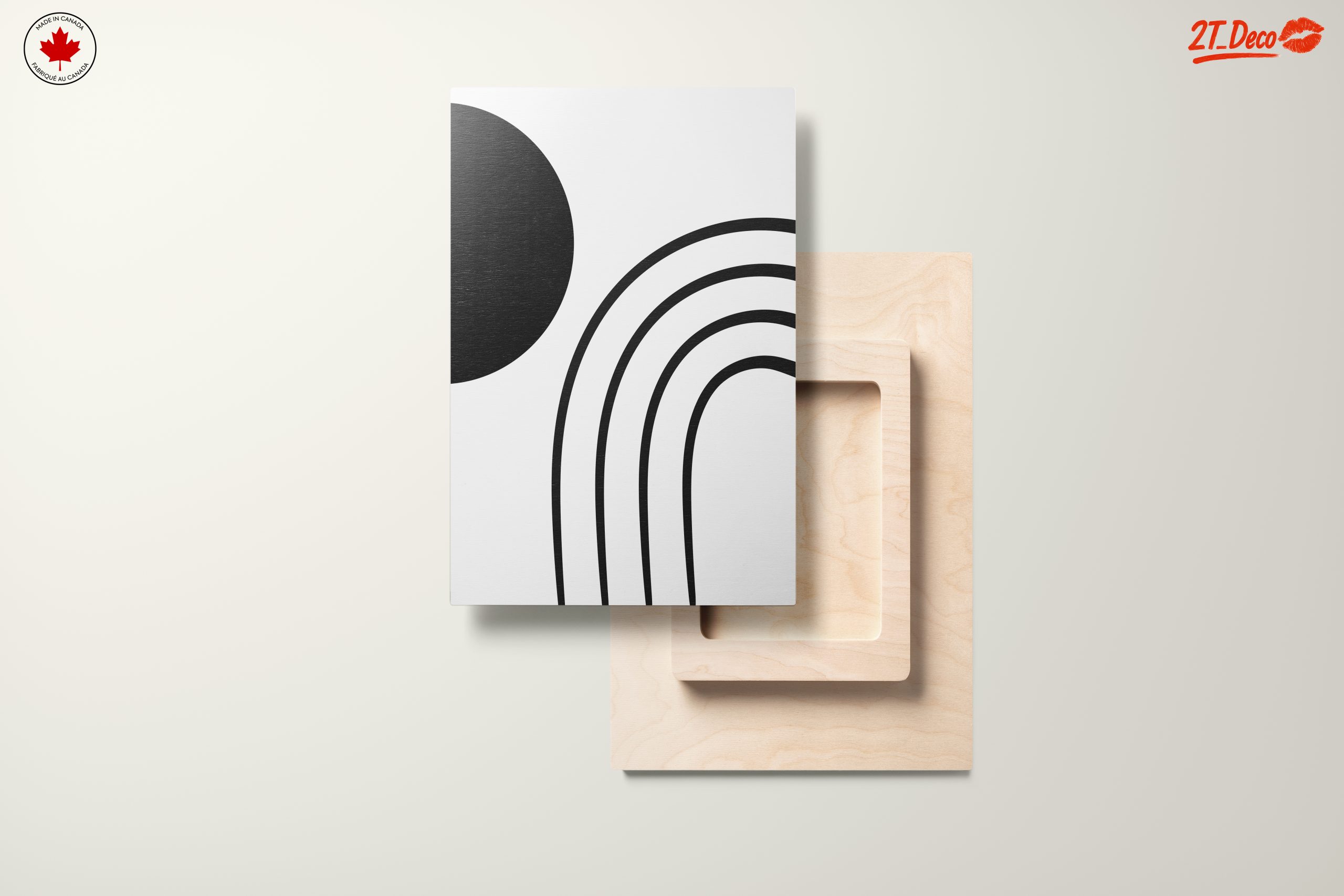 Minimalist Abstract Black and White Art - Image 11