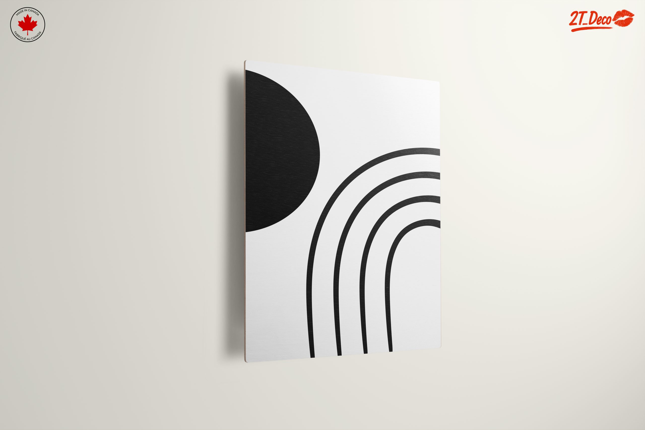 Minimalist Abstract Black and White Art - Image 13