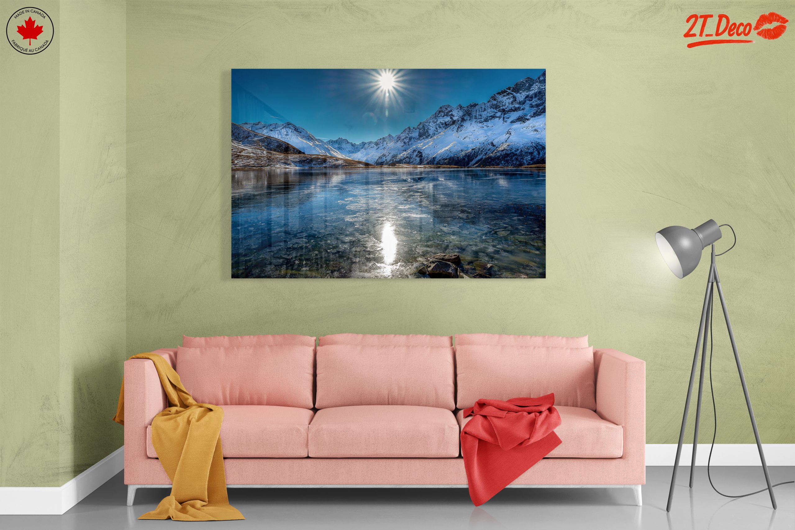 Snow-Covered Mountains and Reflective Lake - Image 7