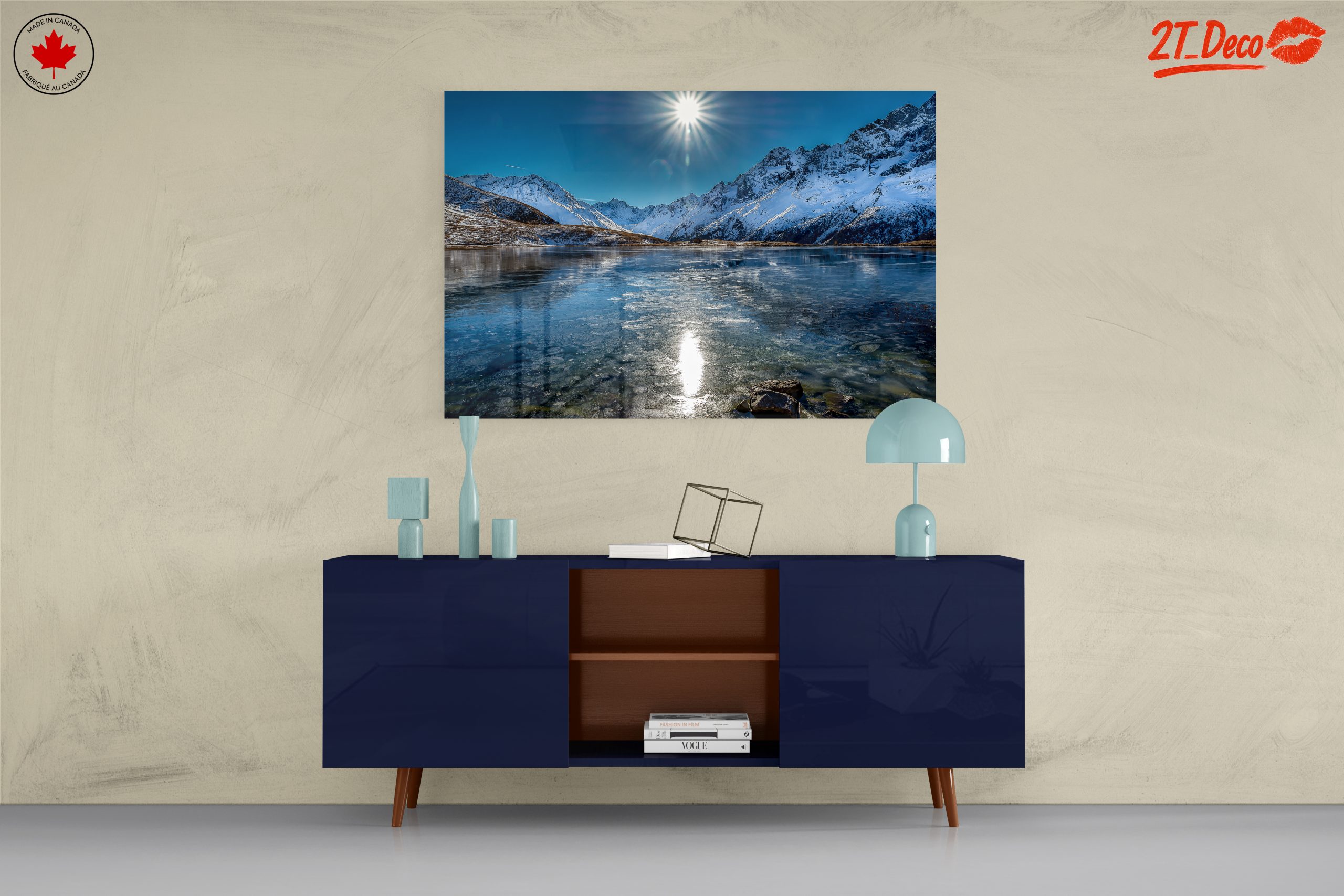 Snow-Covered Mountains and Reflective Lake - Image 8