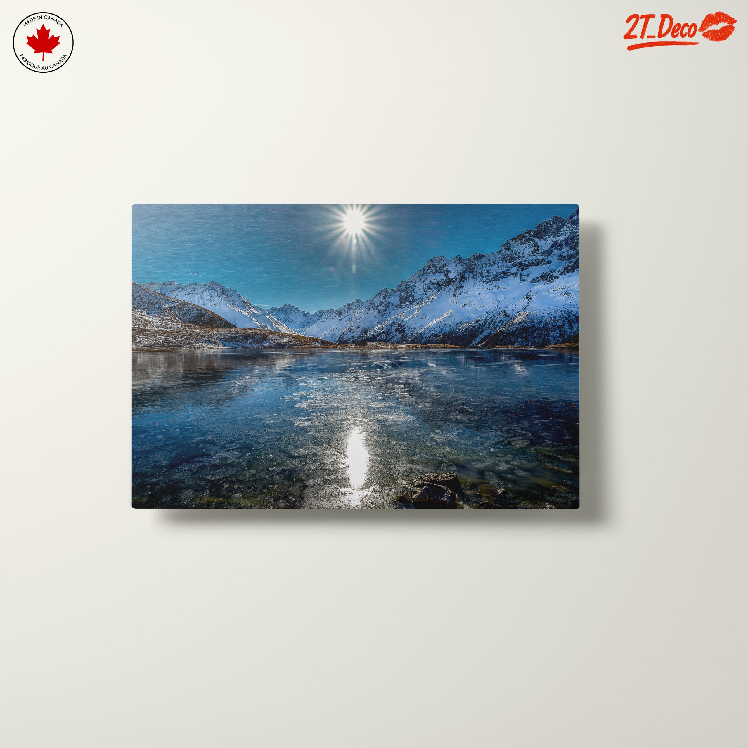 Snow-Covered Mountains and Reflective Lake - Image 10