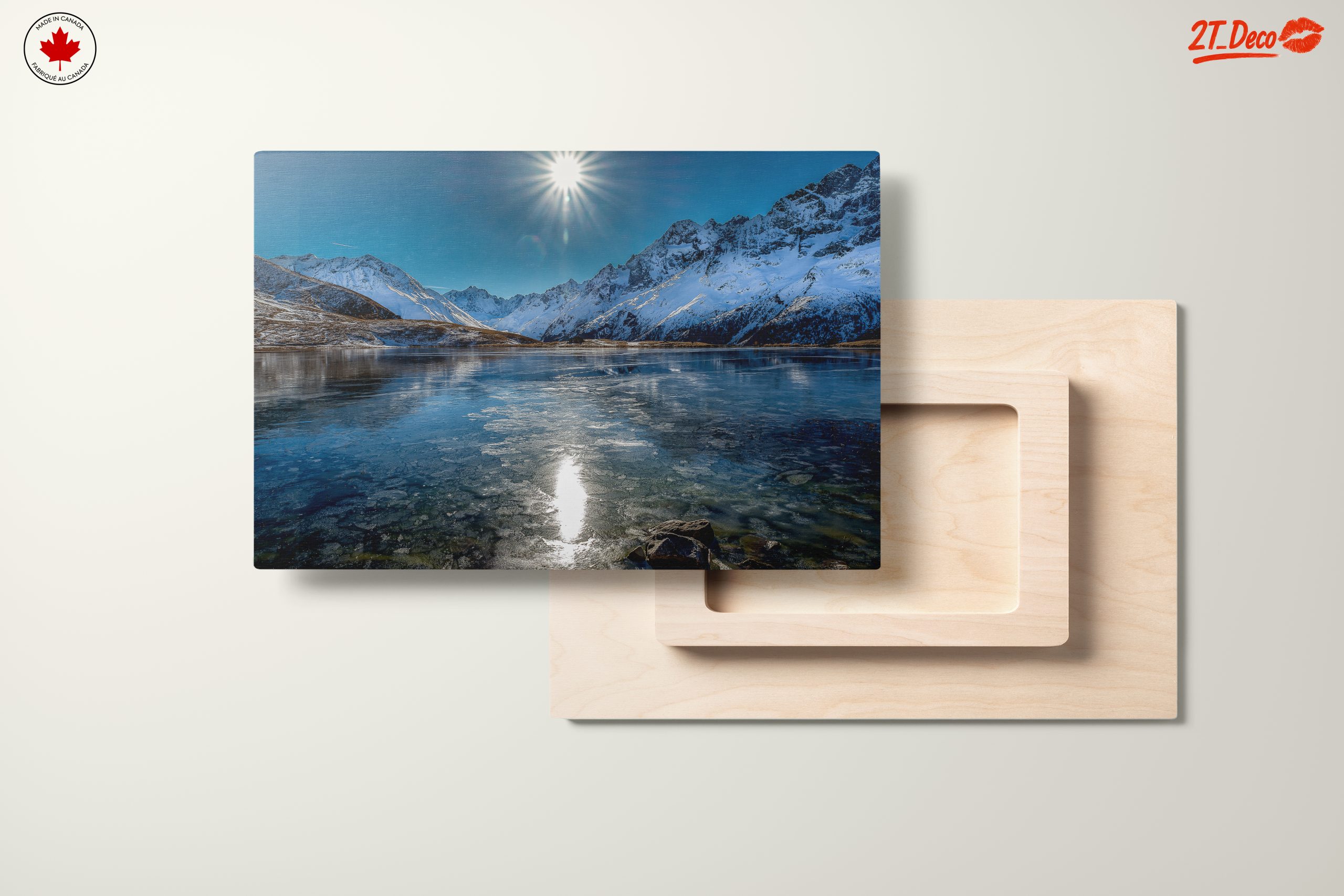 Snow-Covered Mountains and Reflective Lake - Image 11