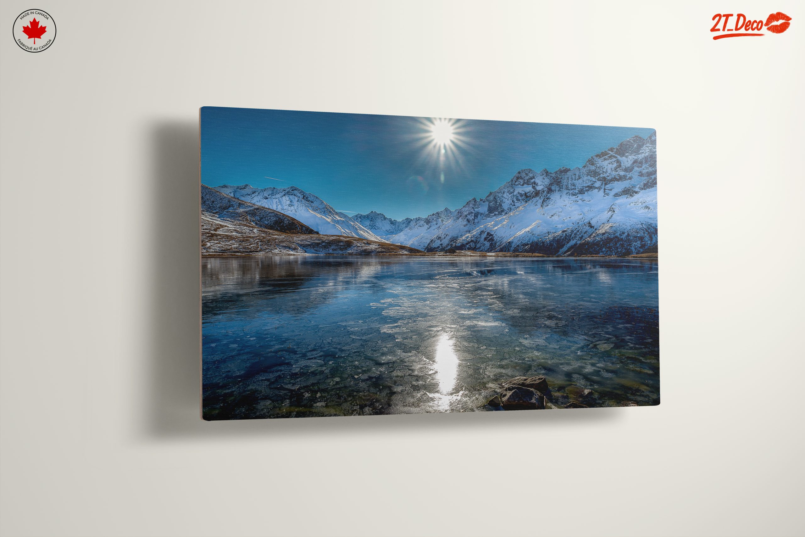 Snow-Covered Mountains and Reflective Lake - Image 13