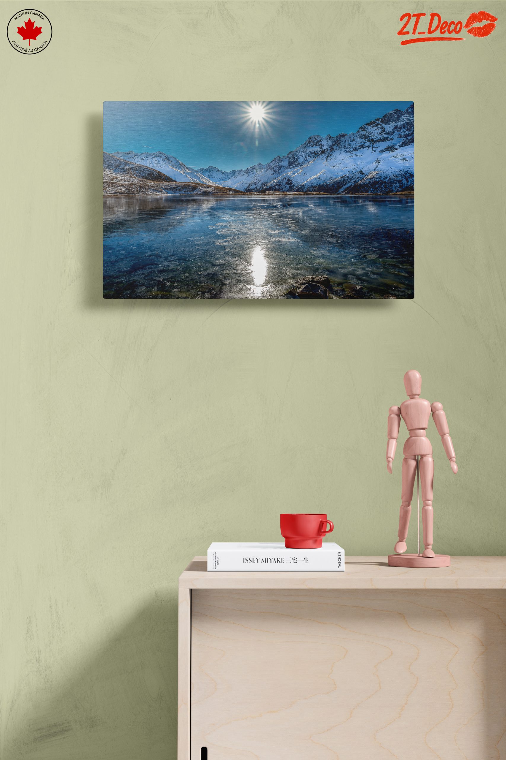 Snow-Covered Mountains and Reflective Lake - Image 14