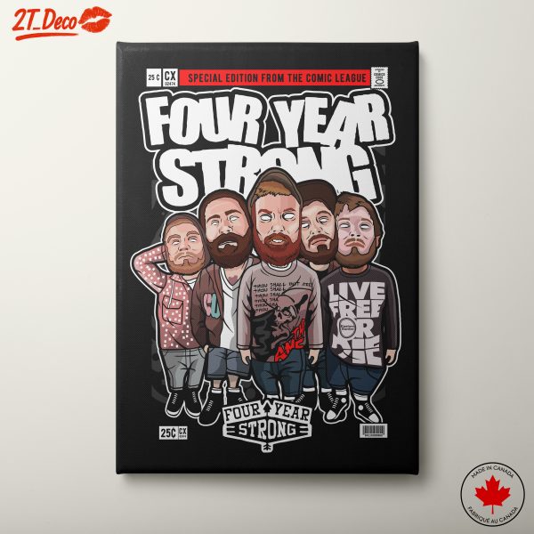 Four Year Strong Band Art Illustration
