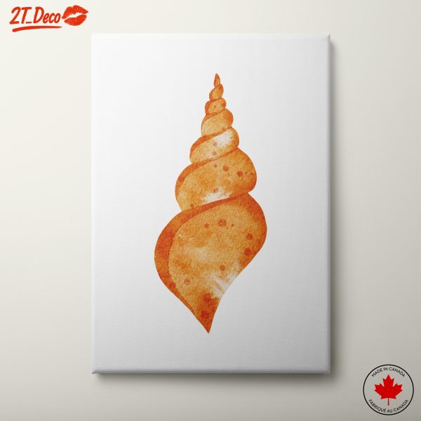 Watercolor Seashell Art for Home Decor