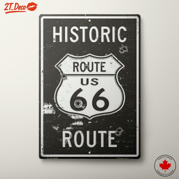 Historic Route 66 Sign Art 2