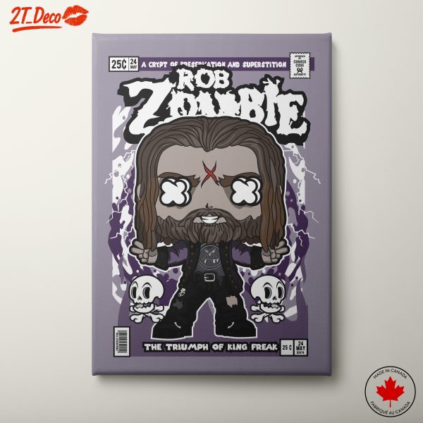 Rob Zombie Styled Pop Culture Artwork