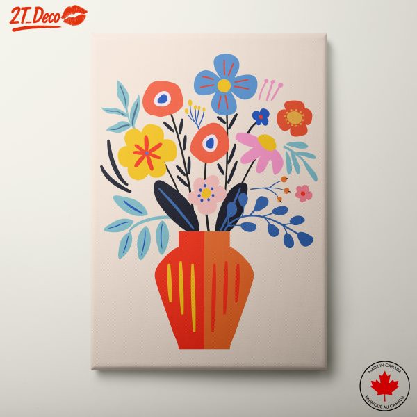 Vibrant Floral Abstract Art 2