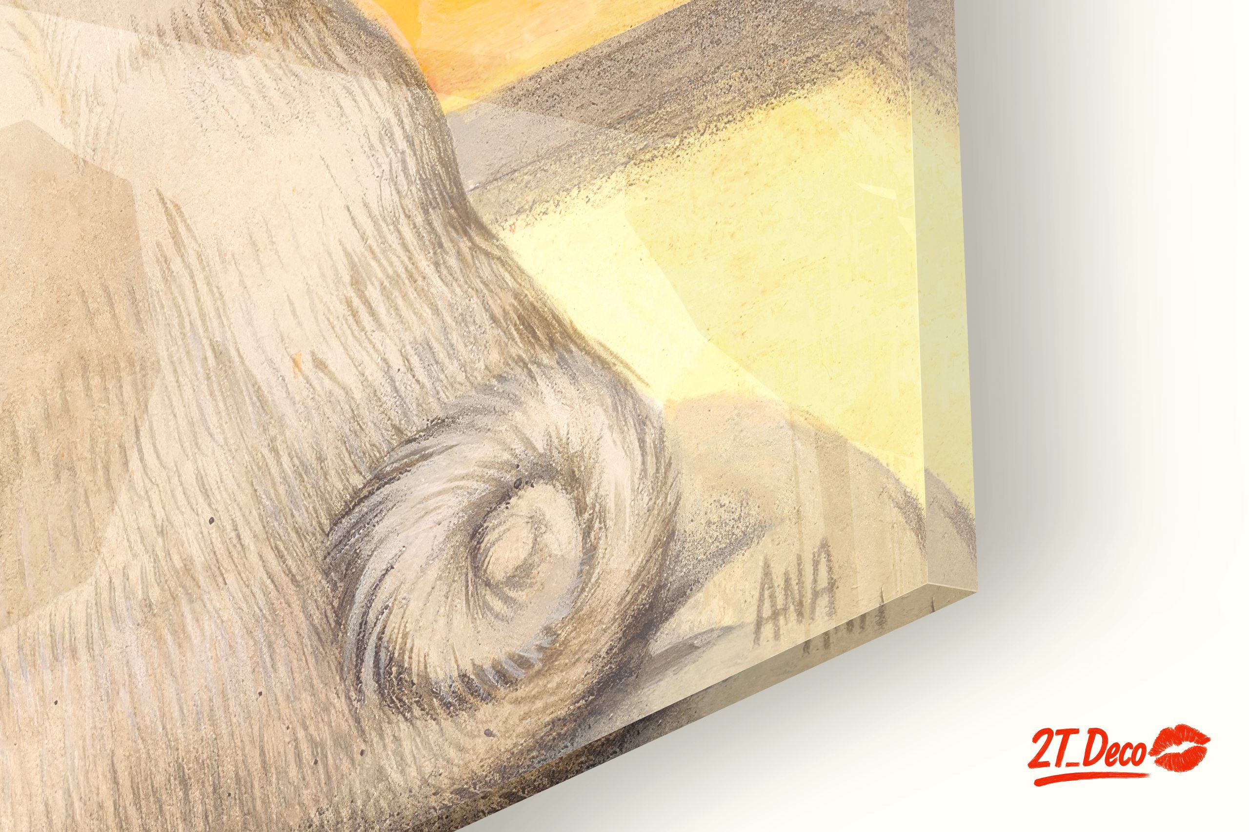 New Yorker Dog by the Fireplace Art - Image 9