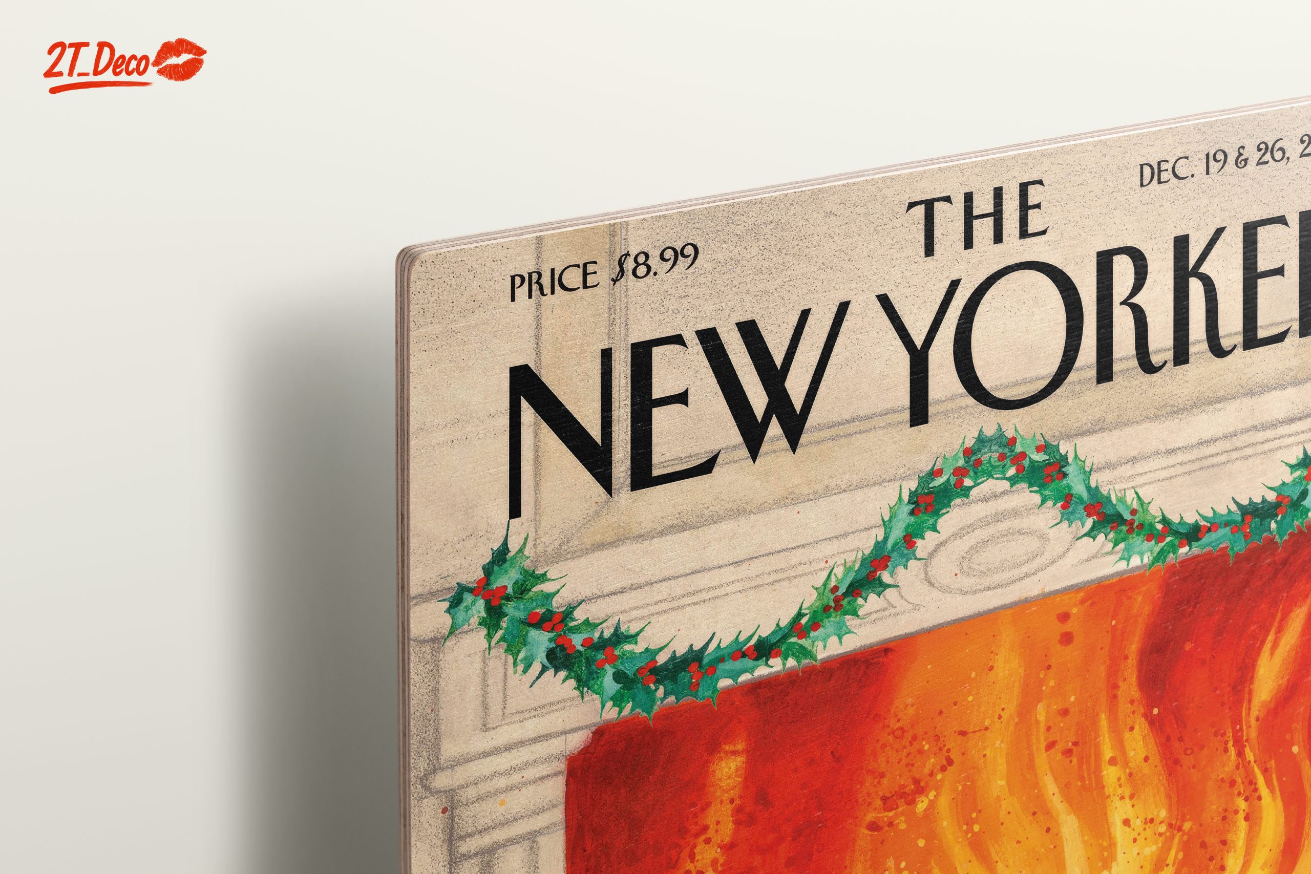 New Yorker Dog by the Fireplace Art - Image 15