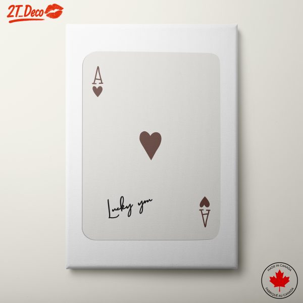 Ace of Hearts Playing Card Art 12