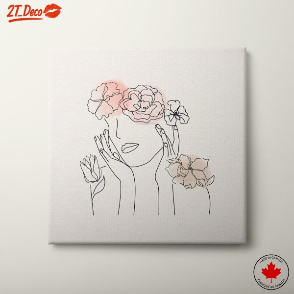 Elegant Minimalist Floral Portrait 2