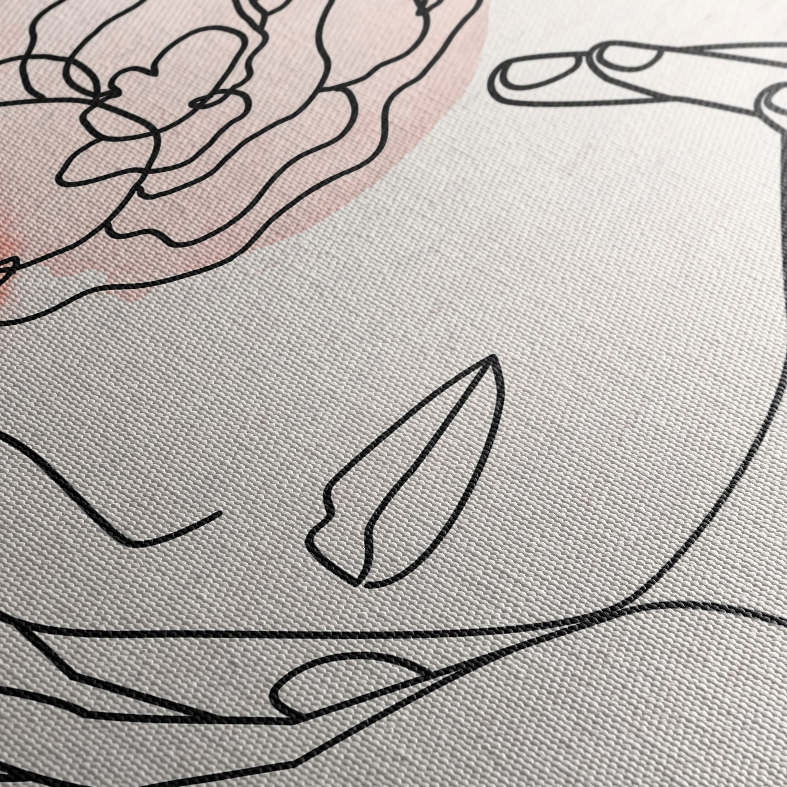 Elegant Minimalist Floral Portrait 2 - Image 5