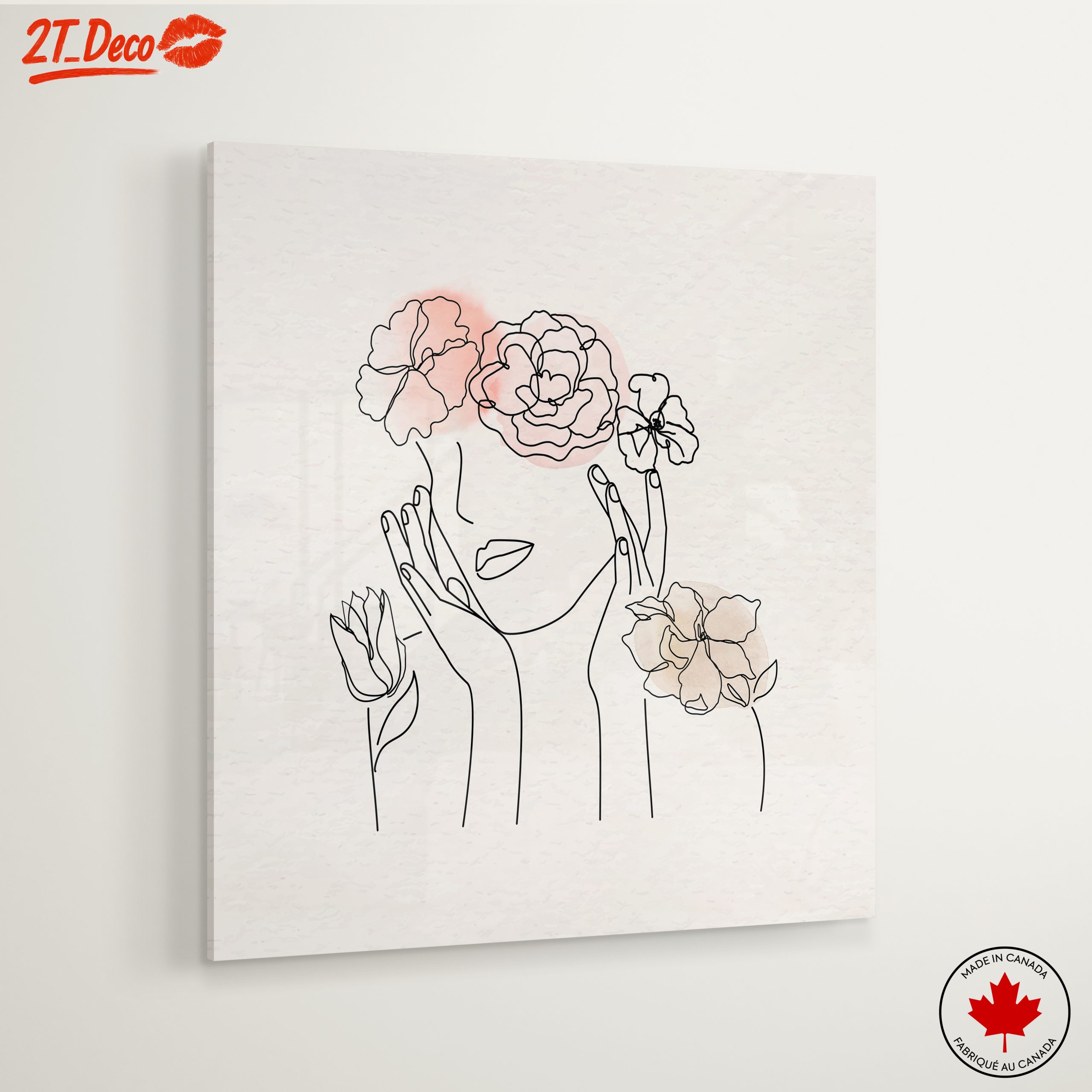 Elegant Minimalist Floral Portrait 2 - Image 6