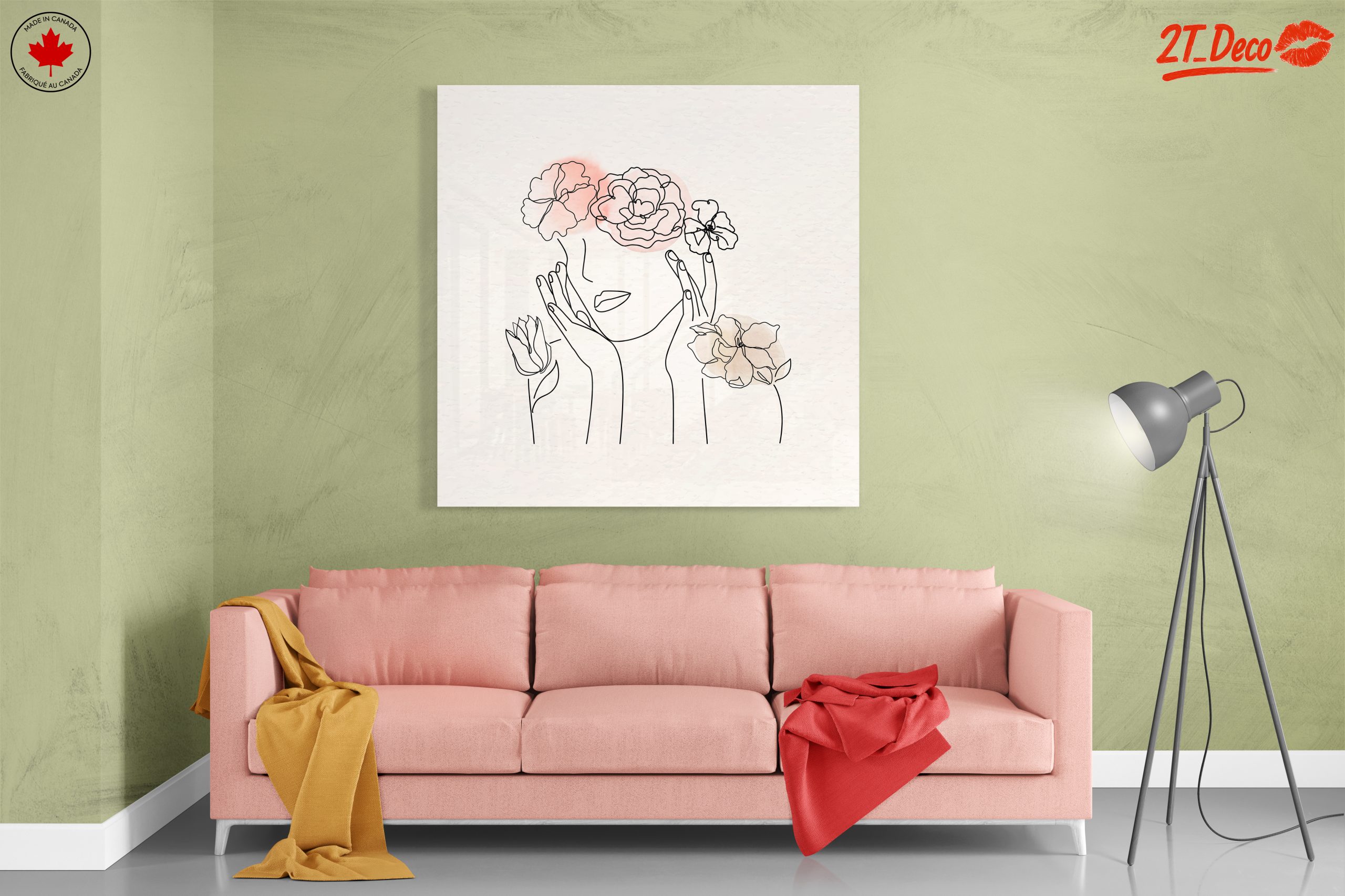 Elegant Minimalist Floral Portrait 2 - Image 7