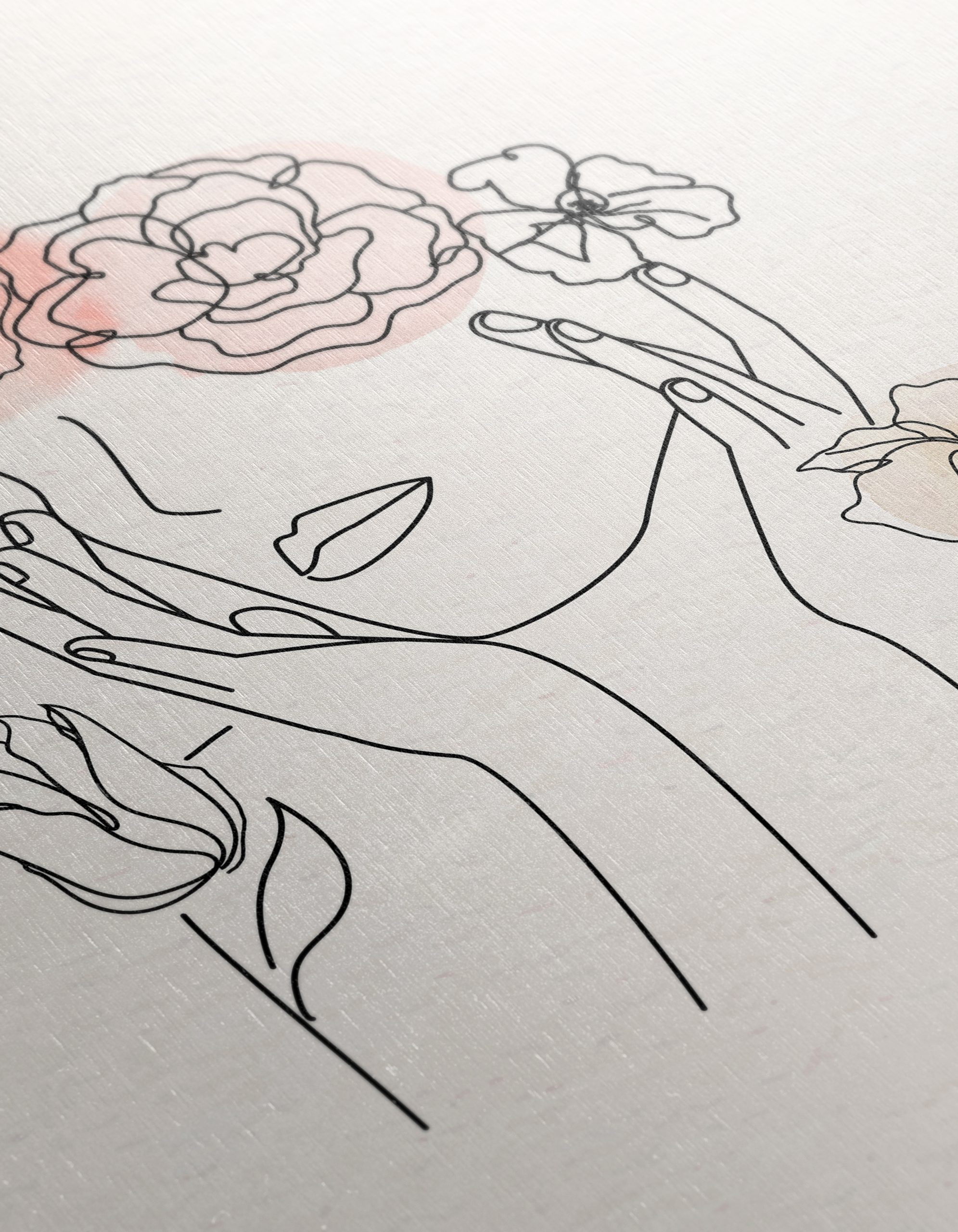 Elegant Minimalist Floral Portrait 2 - Image 12