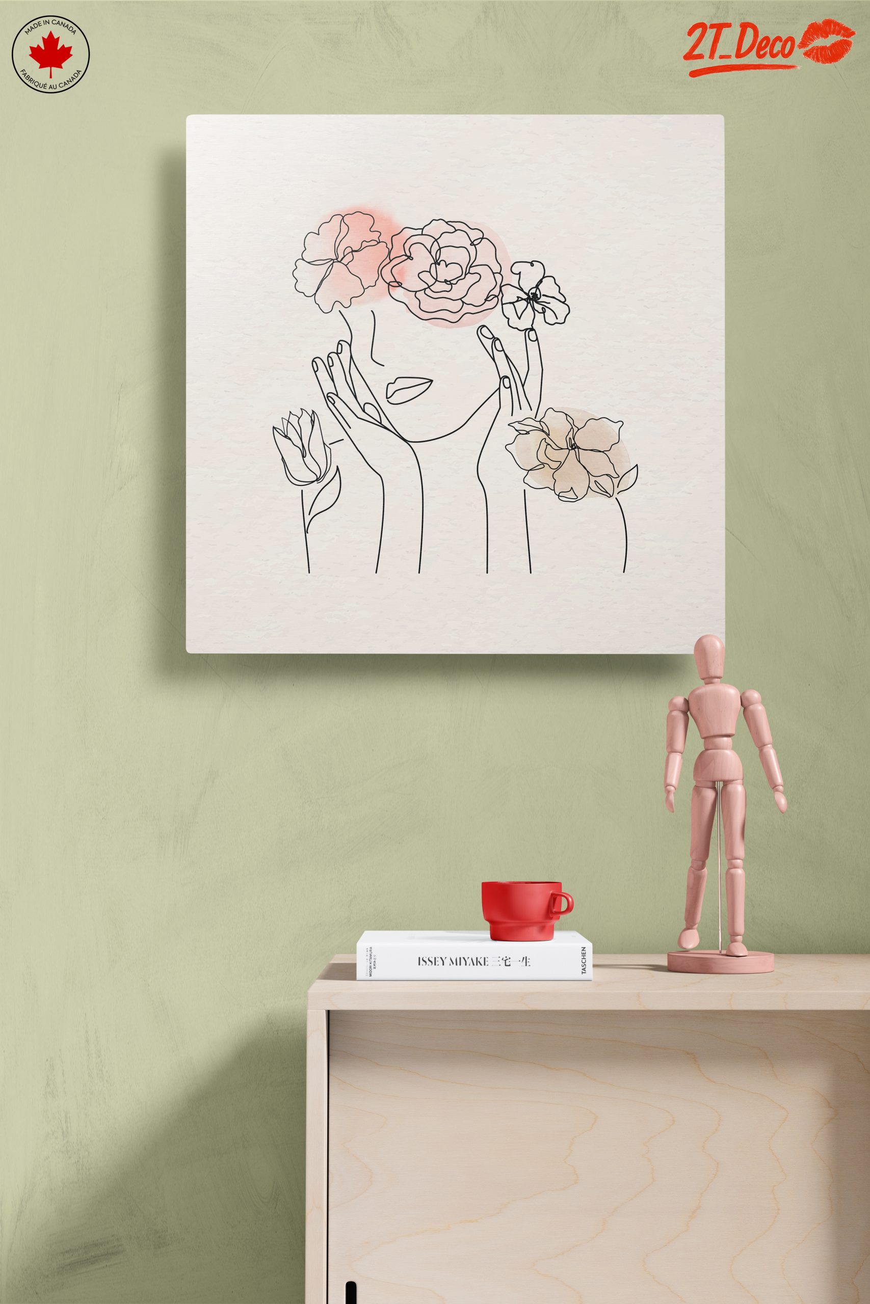 Elegant Minimalist Floral Portrait 2 - Image 14
